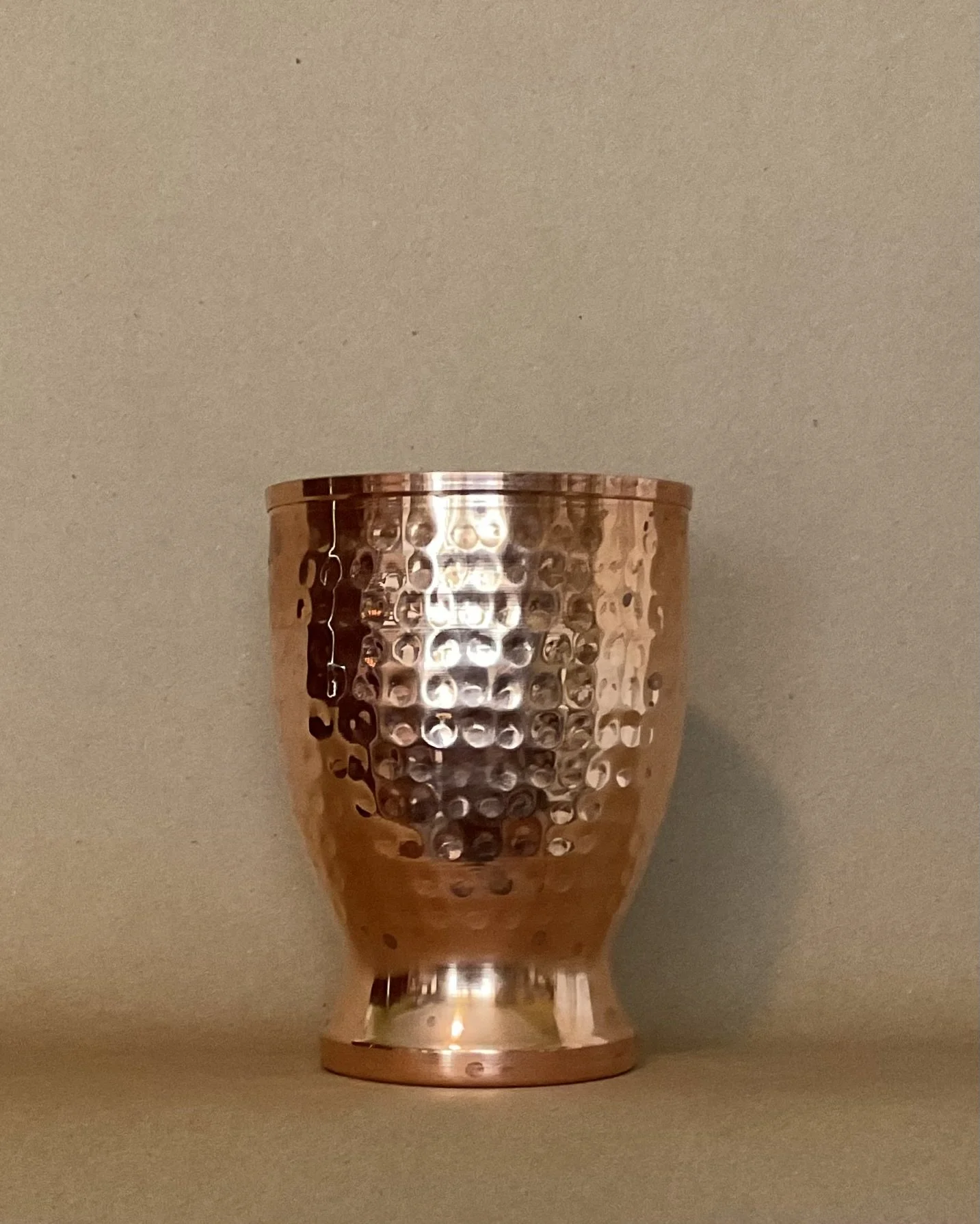 Hammered Copper Goblet