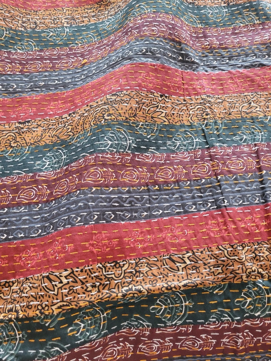 Appliqué Quilt, detail view 5