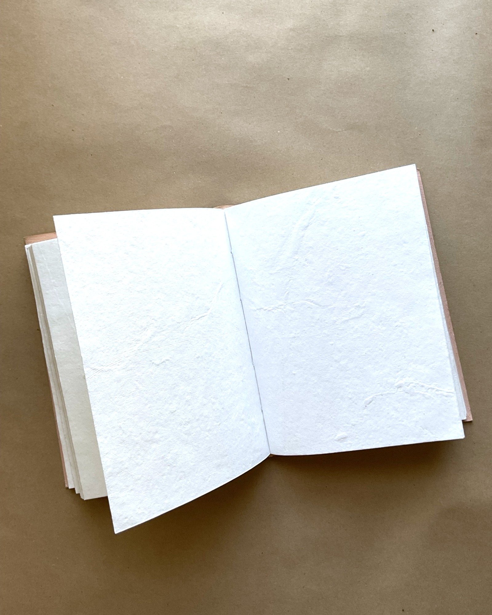 Hand-Printed Leather Journal, detail view 6