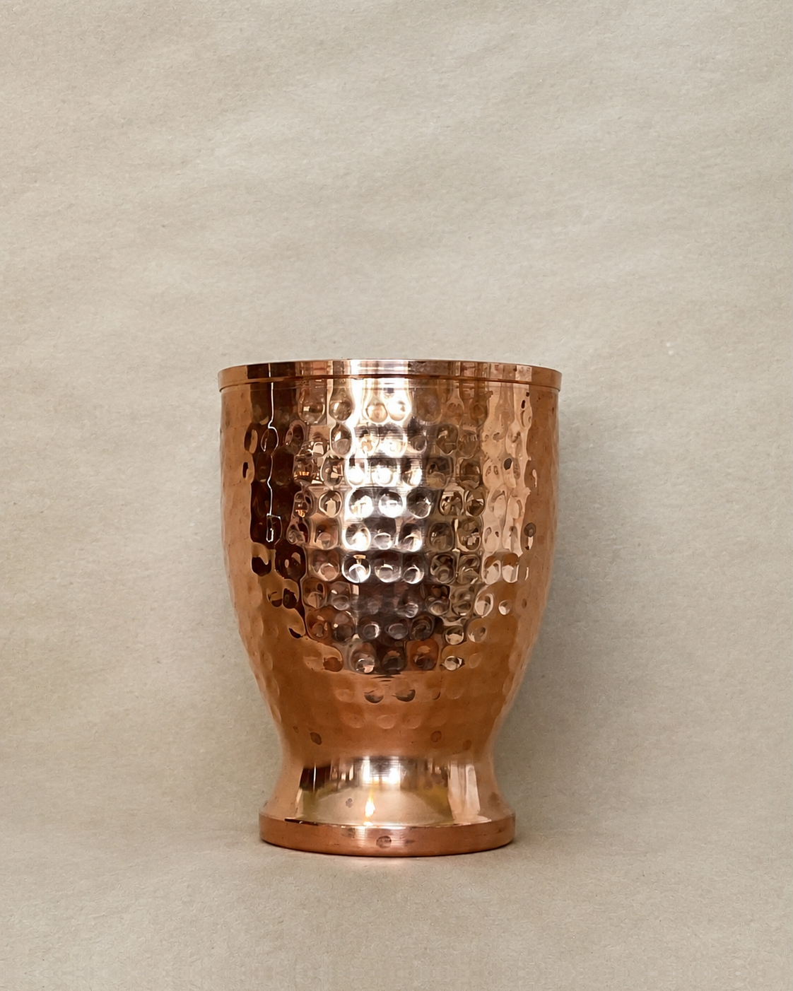 Hammered Copper Goblet