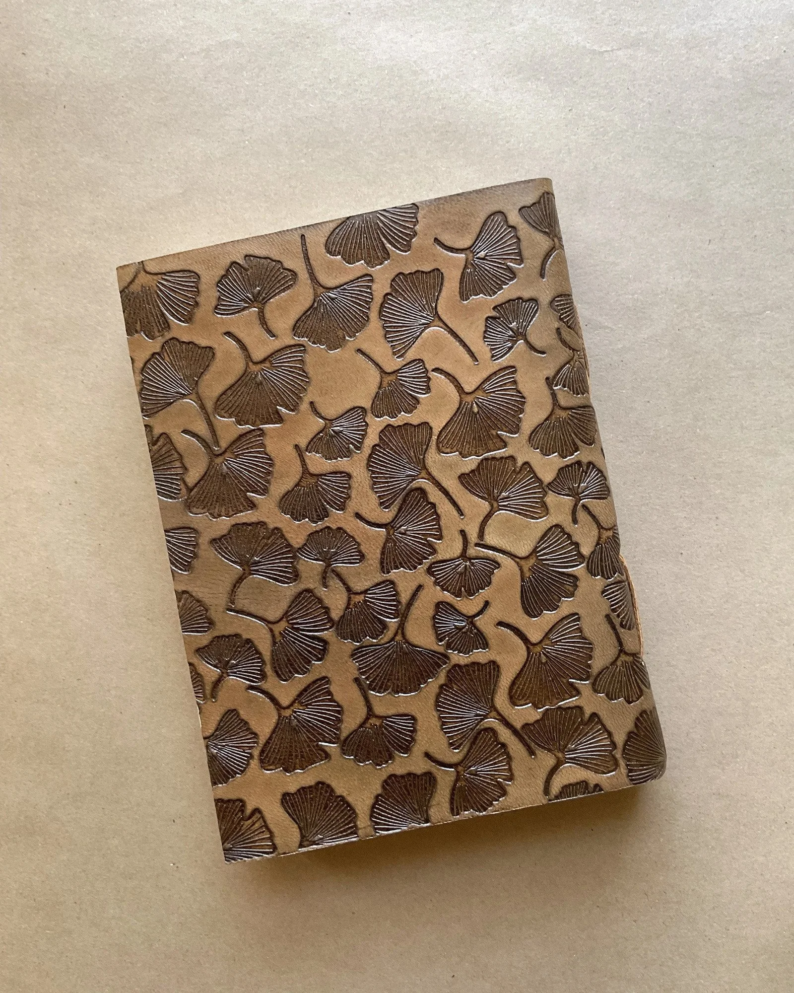 Ginkgo Leather Journal