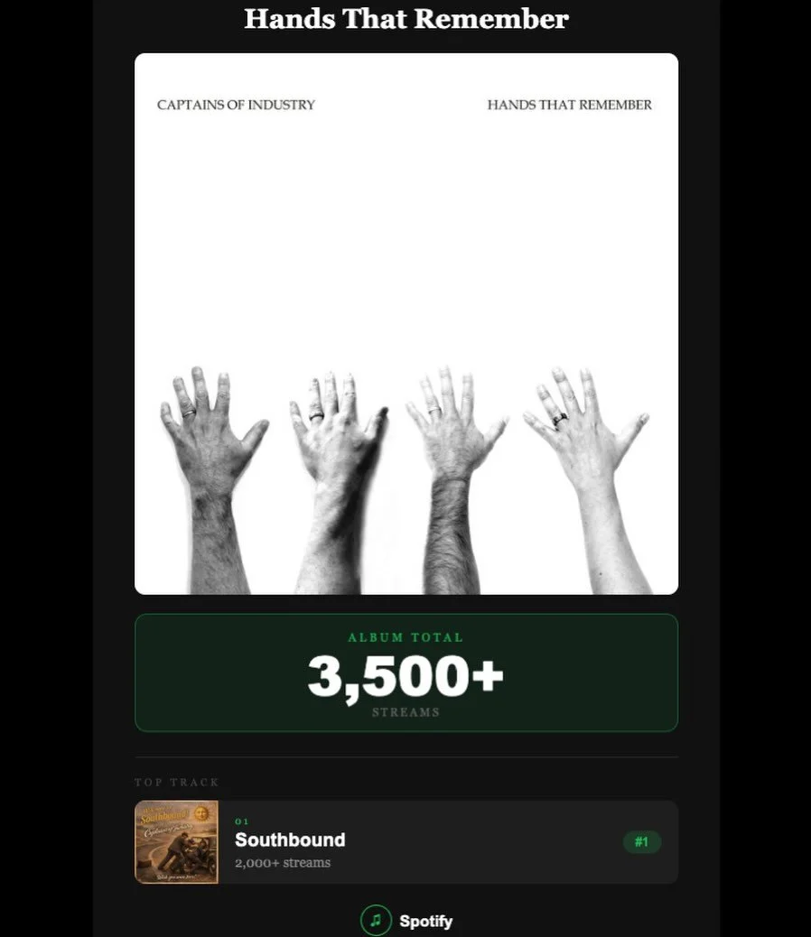 Movin&rsquo; on up! Can&rsquo;t believe it&rsquo;s already been two months since we released Hands That Remember. Thank you for all the support and listens! 

We&rsquo;re just getting started!

#bostonmusicscene #indiemusic #indiemusician