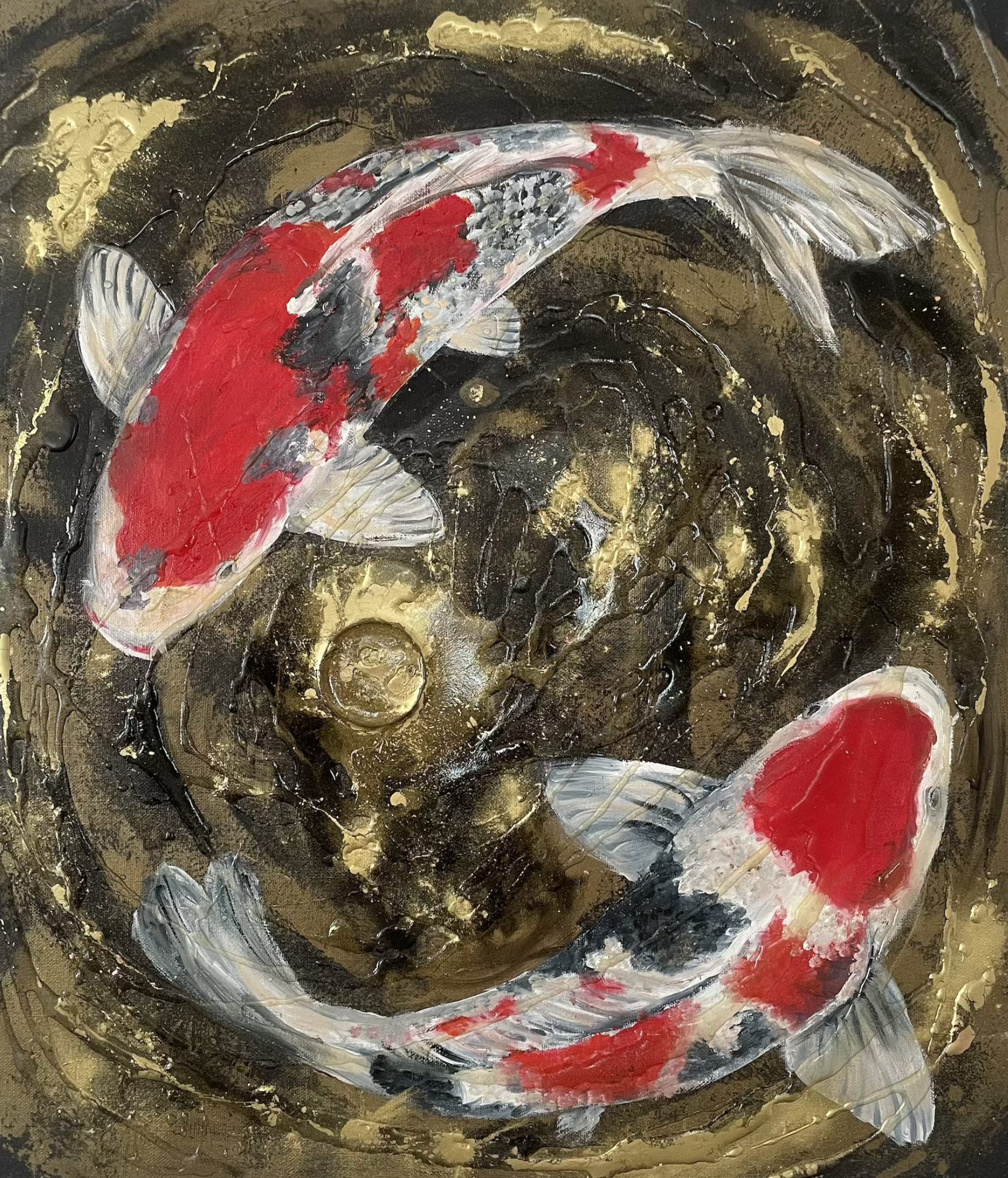 Carp and Moonlight