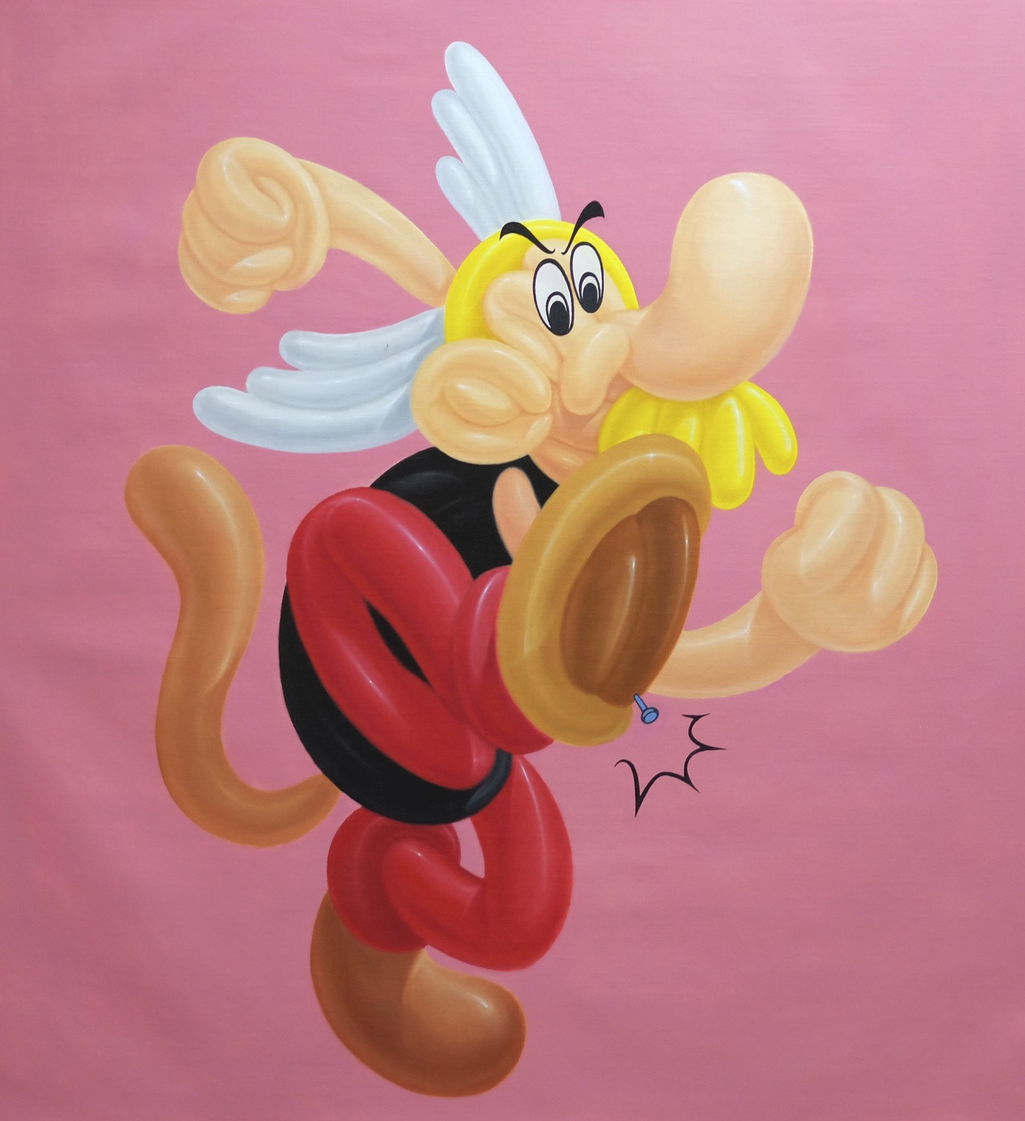 Asterix, oil on linen, 97 x 104 cm (SOLD)