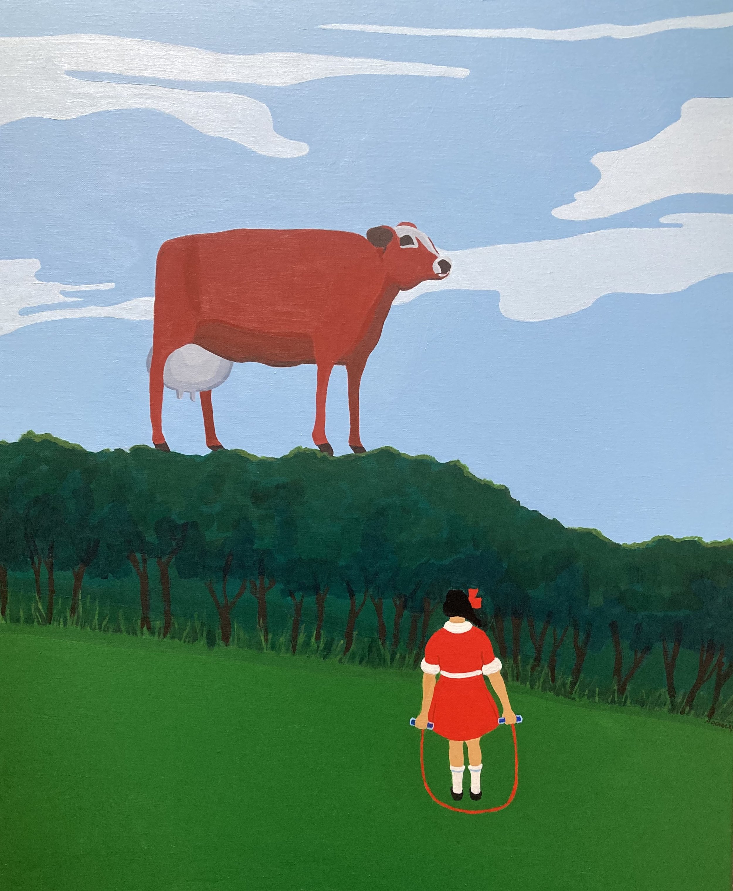 Skipping Girl Visits Caldermeade Farm.jpg