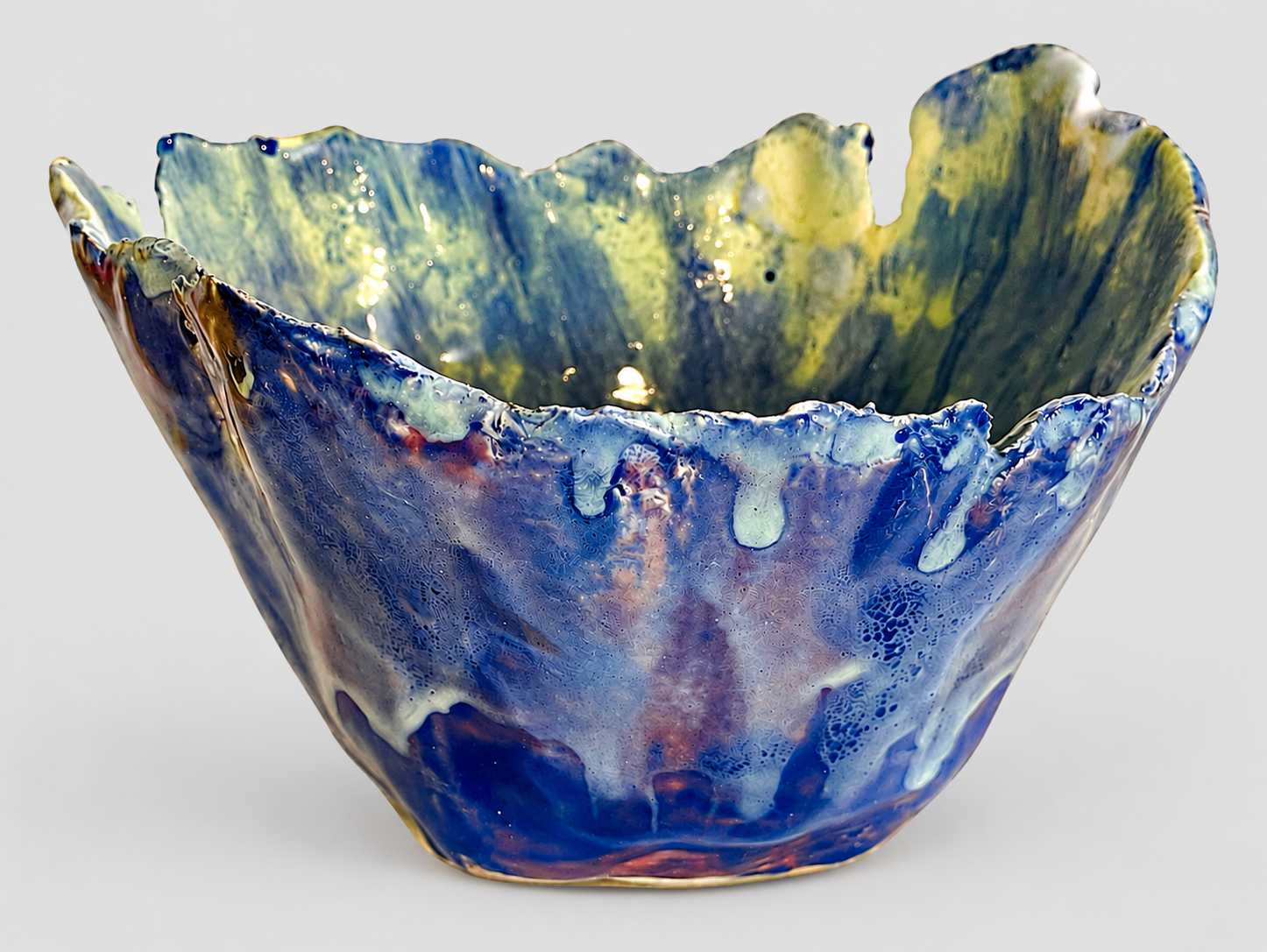 Handcrafted Indigo Ruffled Ceramic Bowl.png