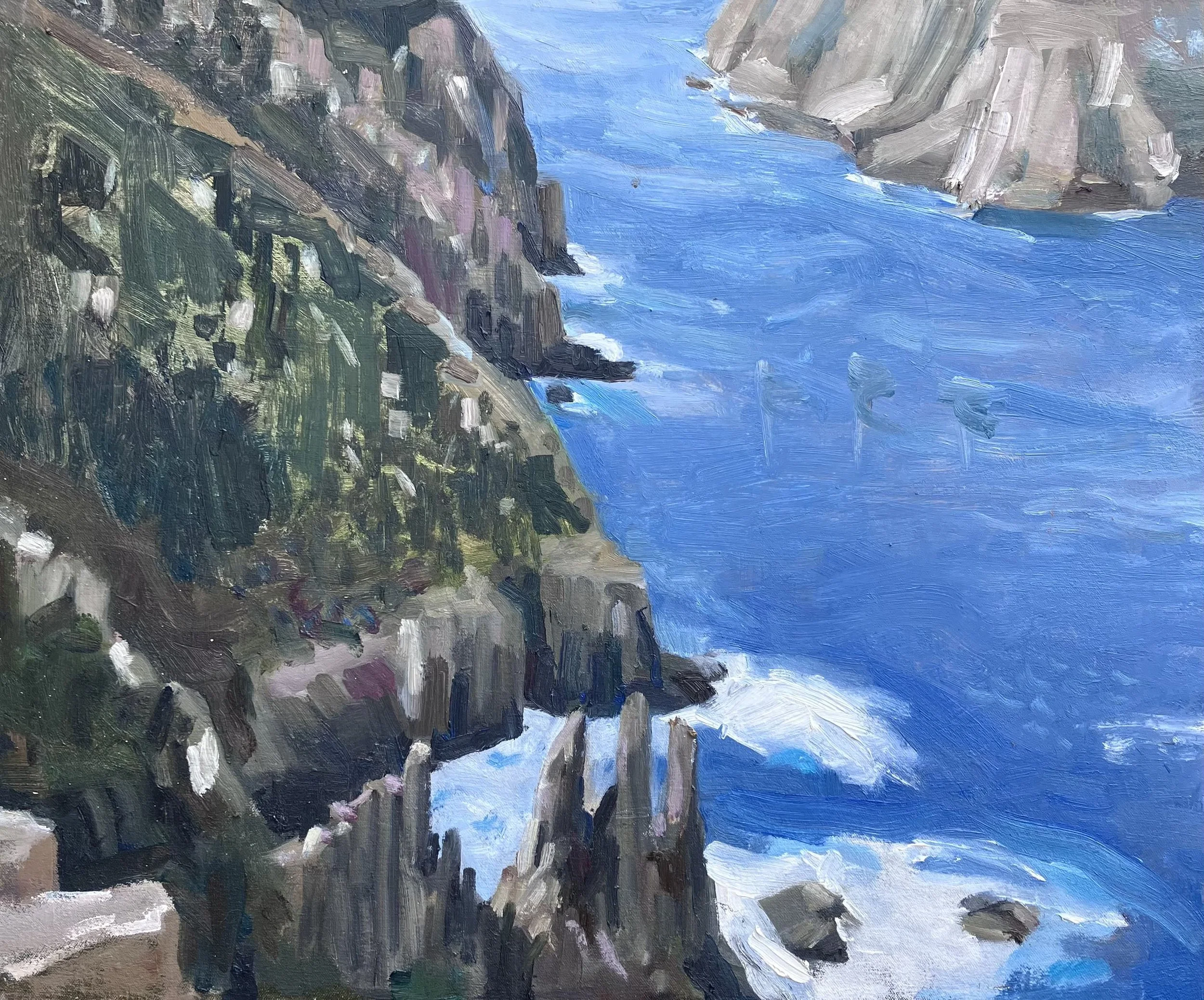 Coastal Cliﬀ and Channel on the Tasman Pennusuar