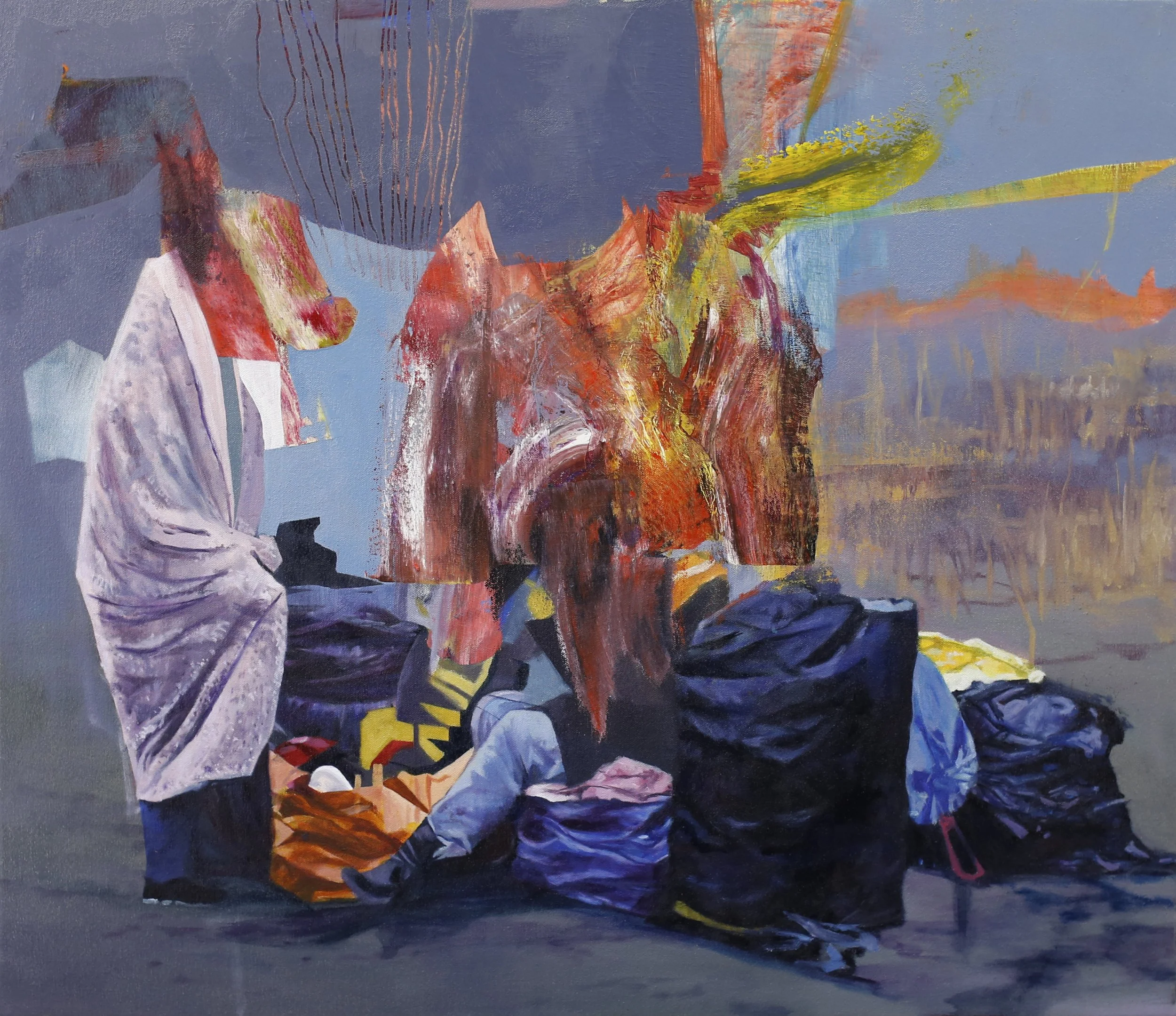 ROB BARTOLO, Frozen Transition, Oil on canvas, 61cm x 71cm, $2200.JPG