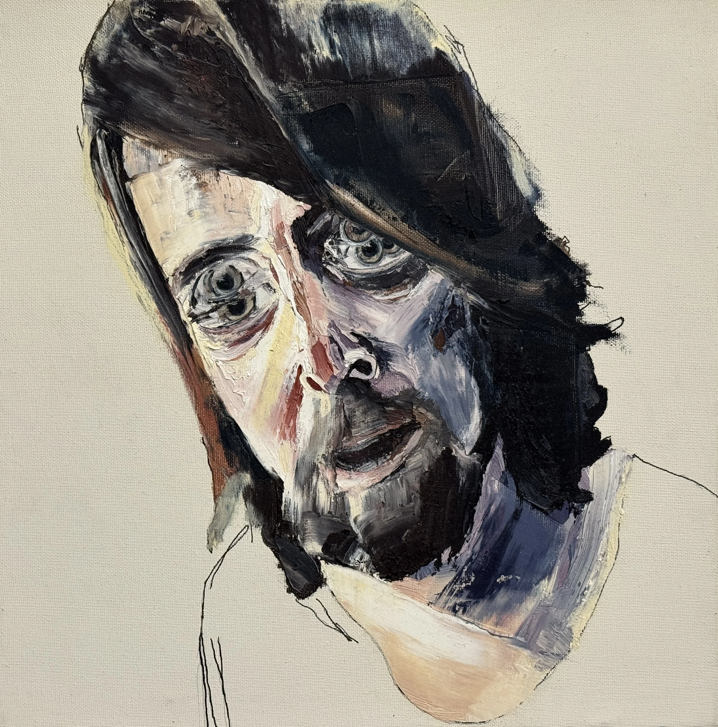 Paul Turner,Multiples 2 ,oil on linen,30x30,$600.jpg