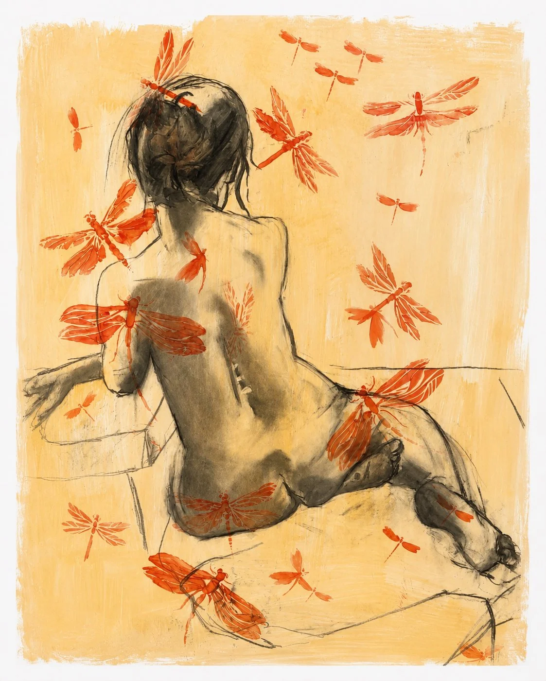 Seated nude