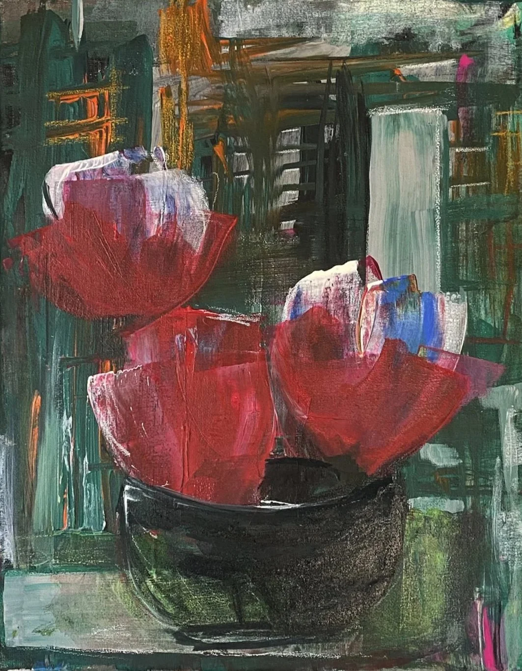 Green Grass Vase