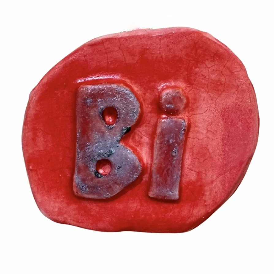 Bi, Ceramic Wall Sculpture, 9cm wide, 7cm high, $99.jpeg