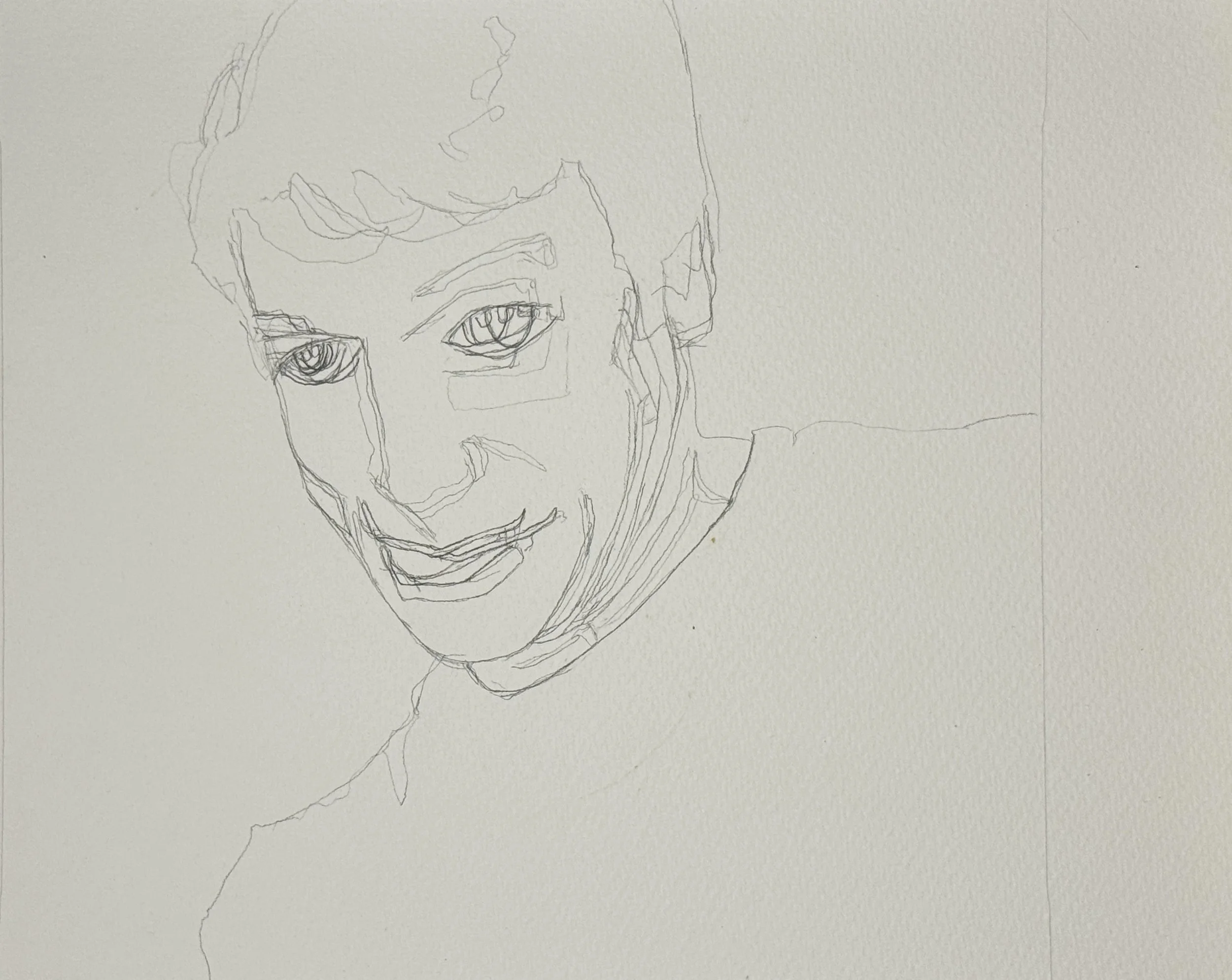 Paul Turner,Personalities 3, pencil on paper, 28x35cm,$250.jpg