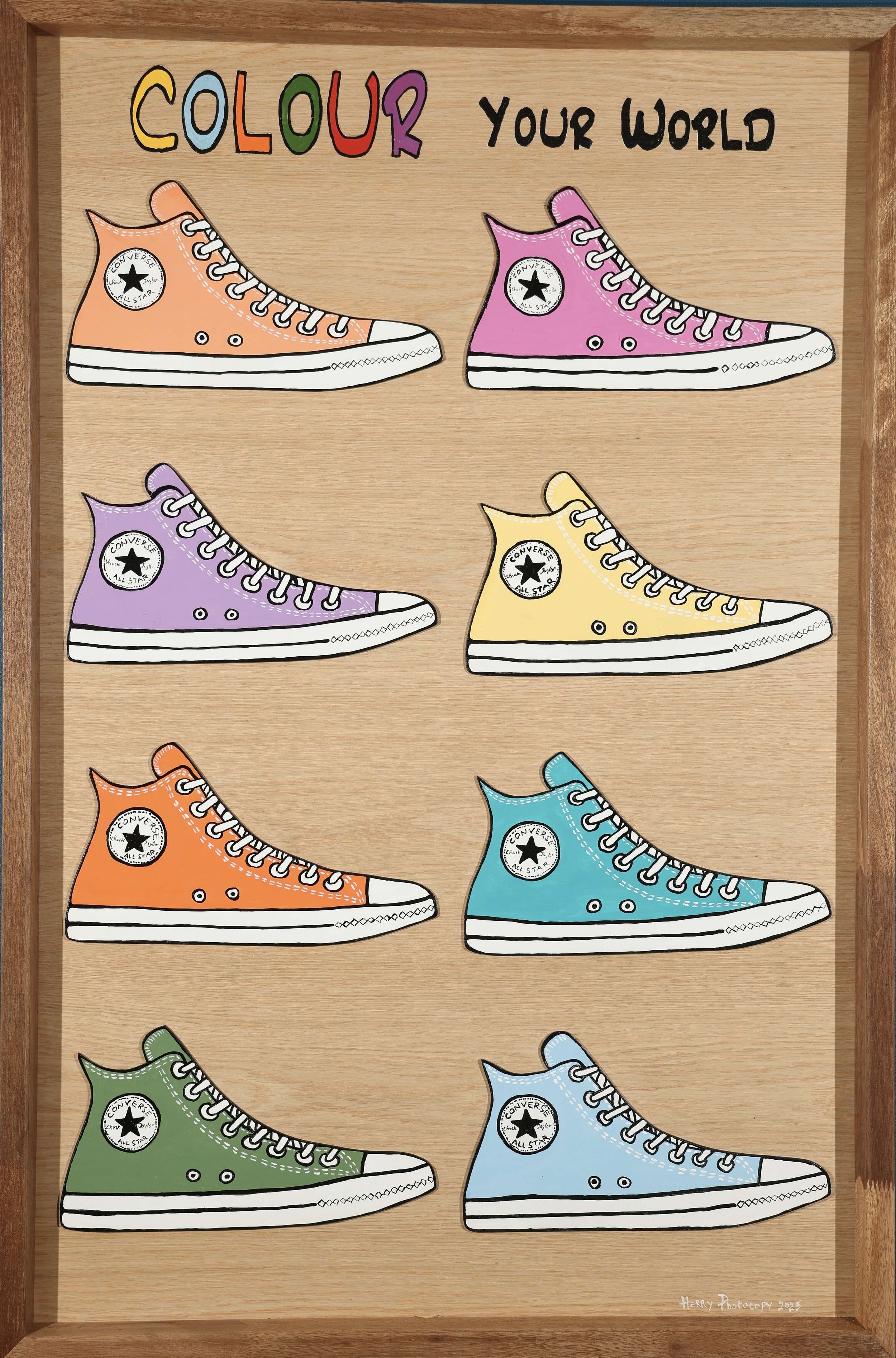 Colour Your World: Hi-Tops x 6