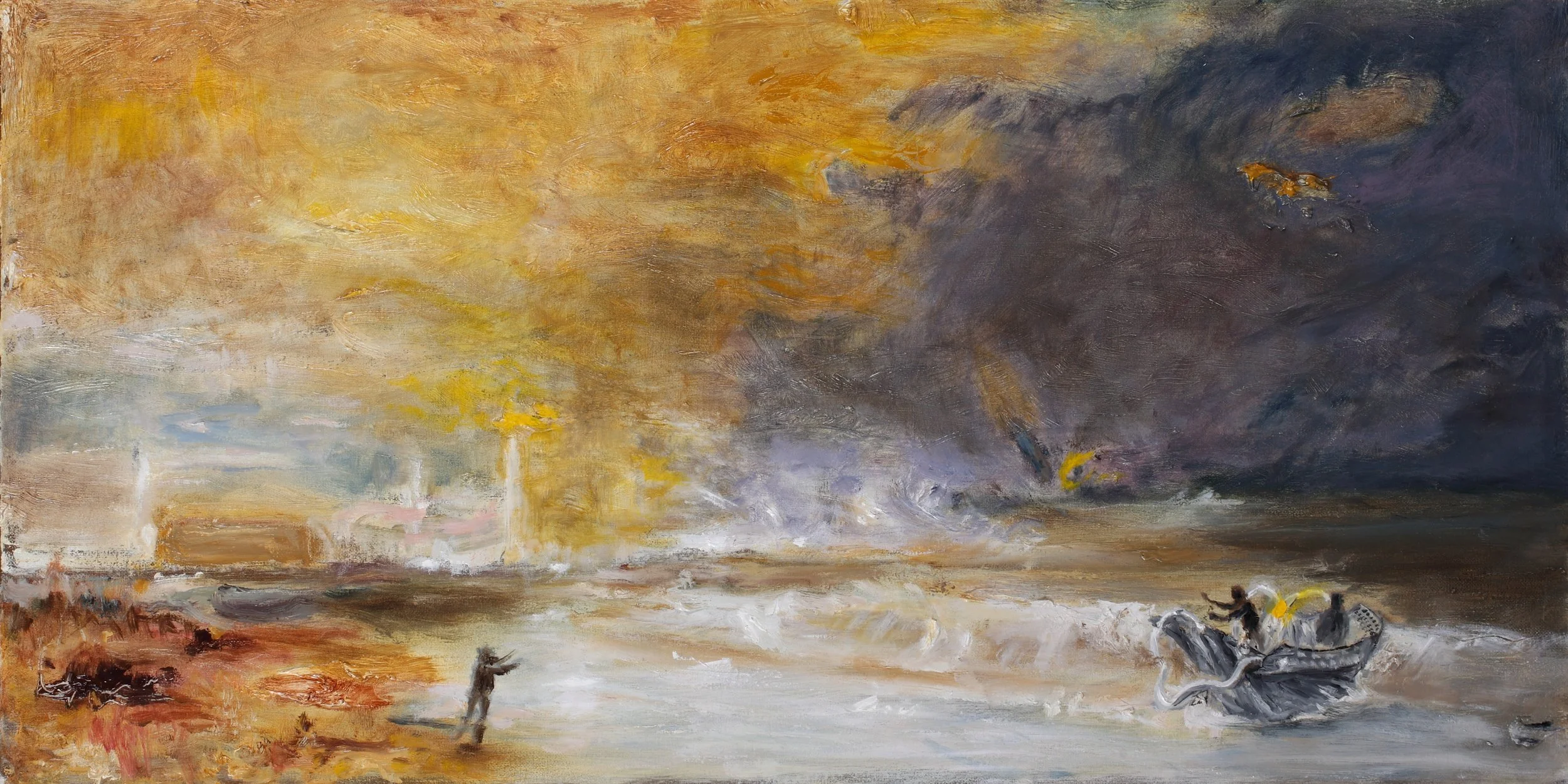 Arrival of the lifeboat