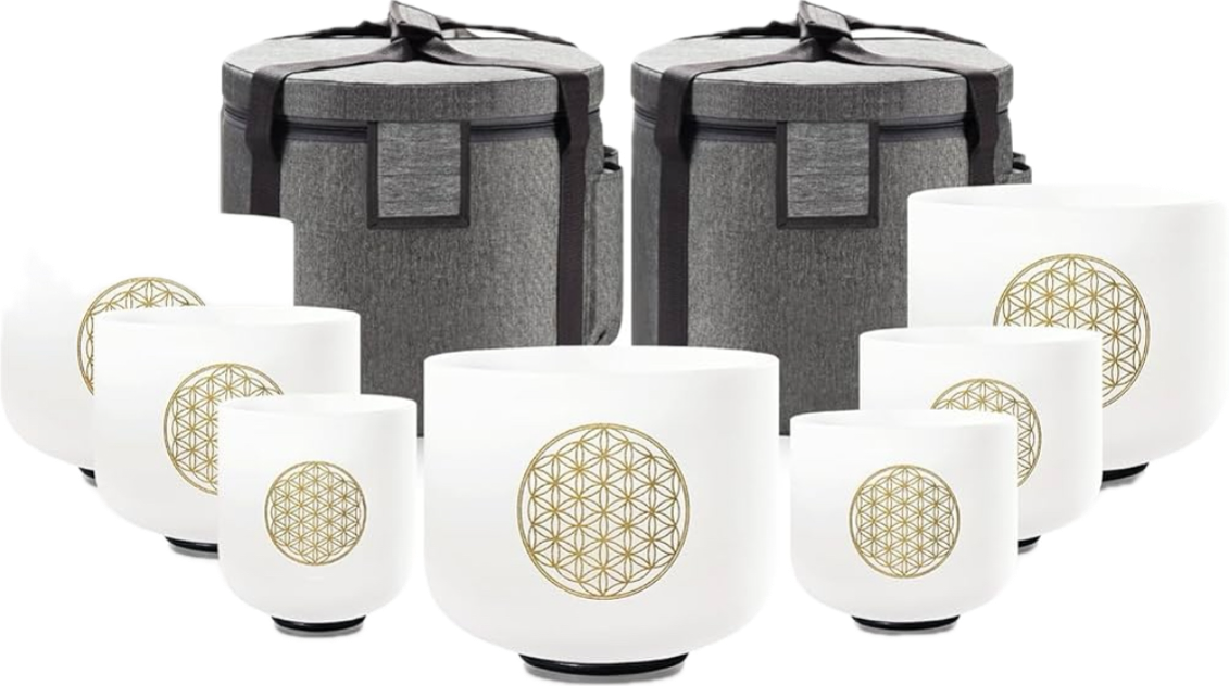 CRYSTAL SINGING BOWLS