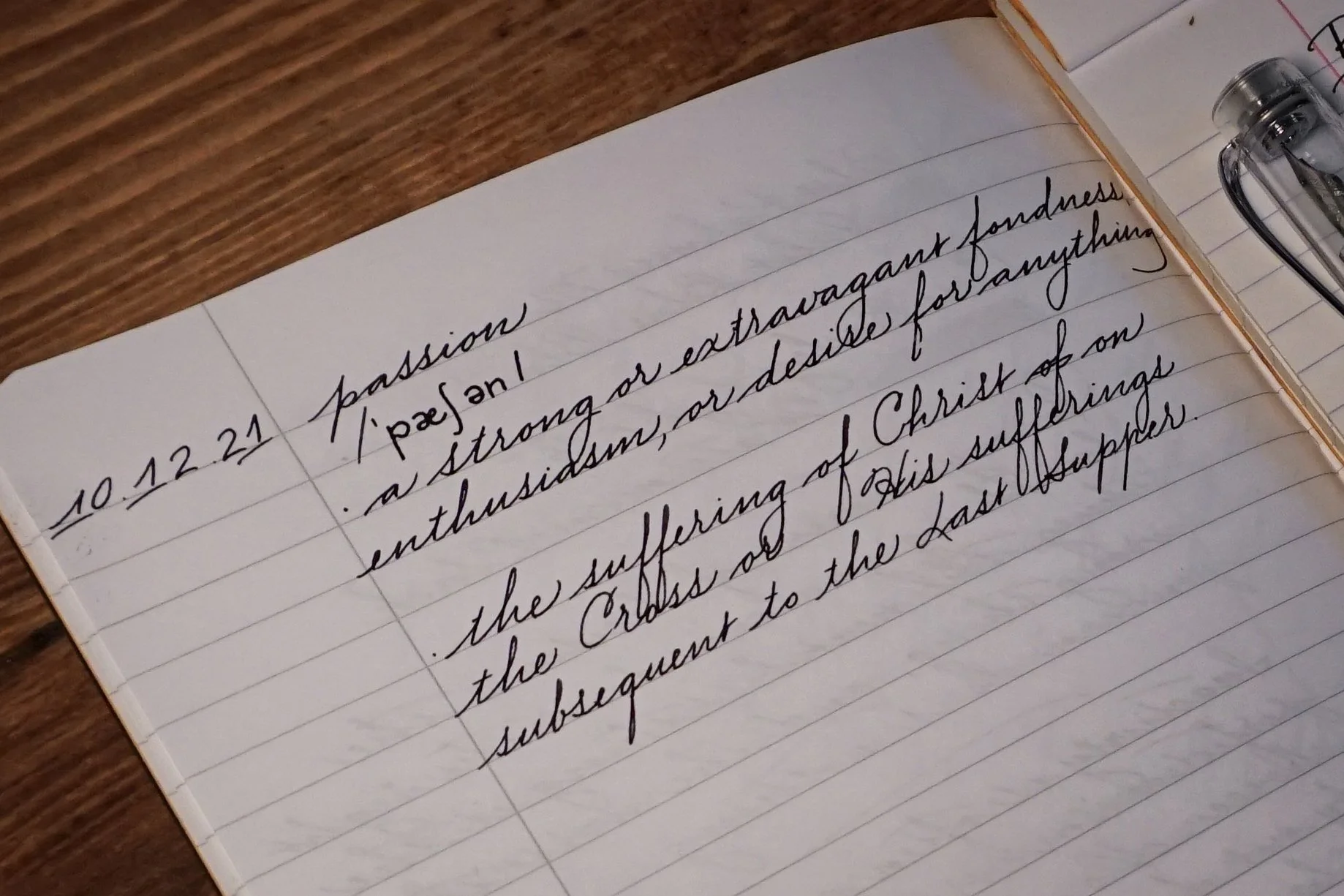 I wouldn't call handwriting my passion, but after 5 years it's still on its way to become one in a later date