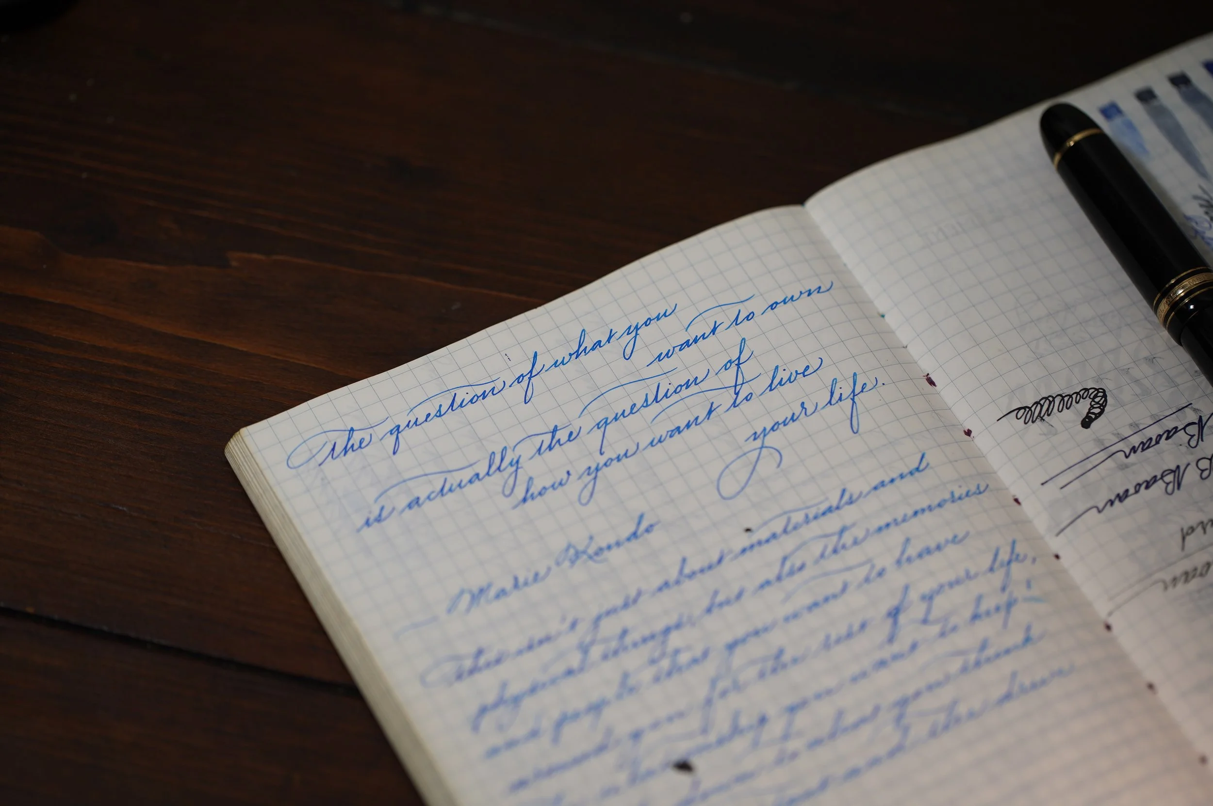 Marie Kondo, Minimalism, and the Joy of Collecting Fountain Pens: A Conscious Approach