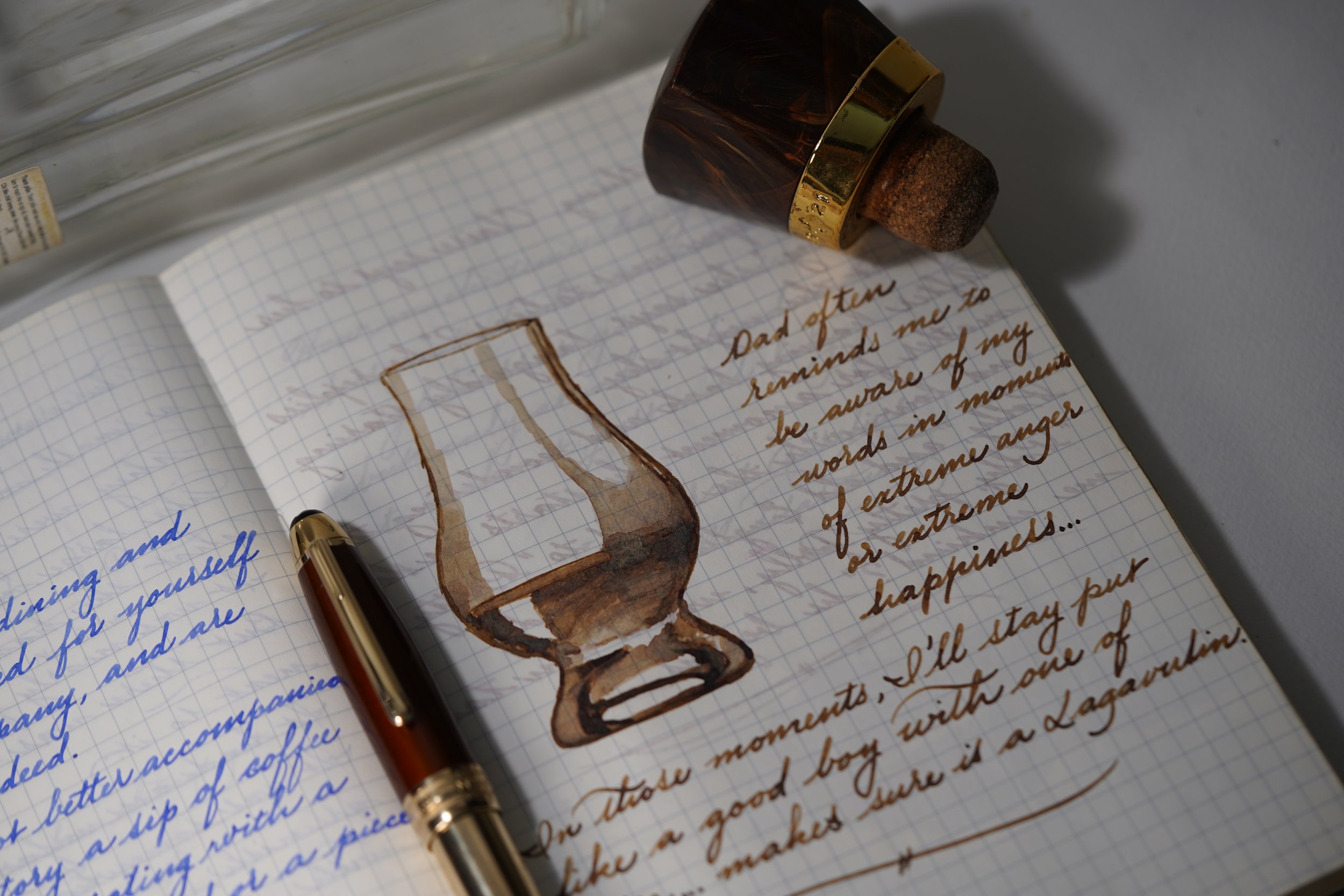 Drink Less, Think More. Buy Less, Write More.  