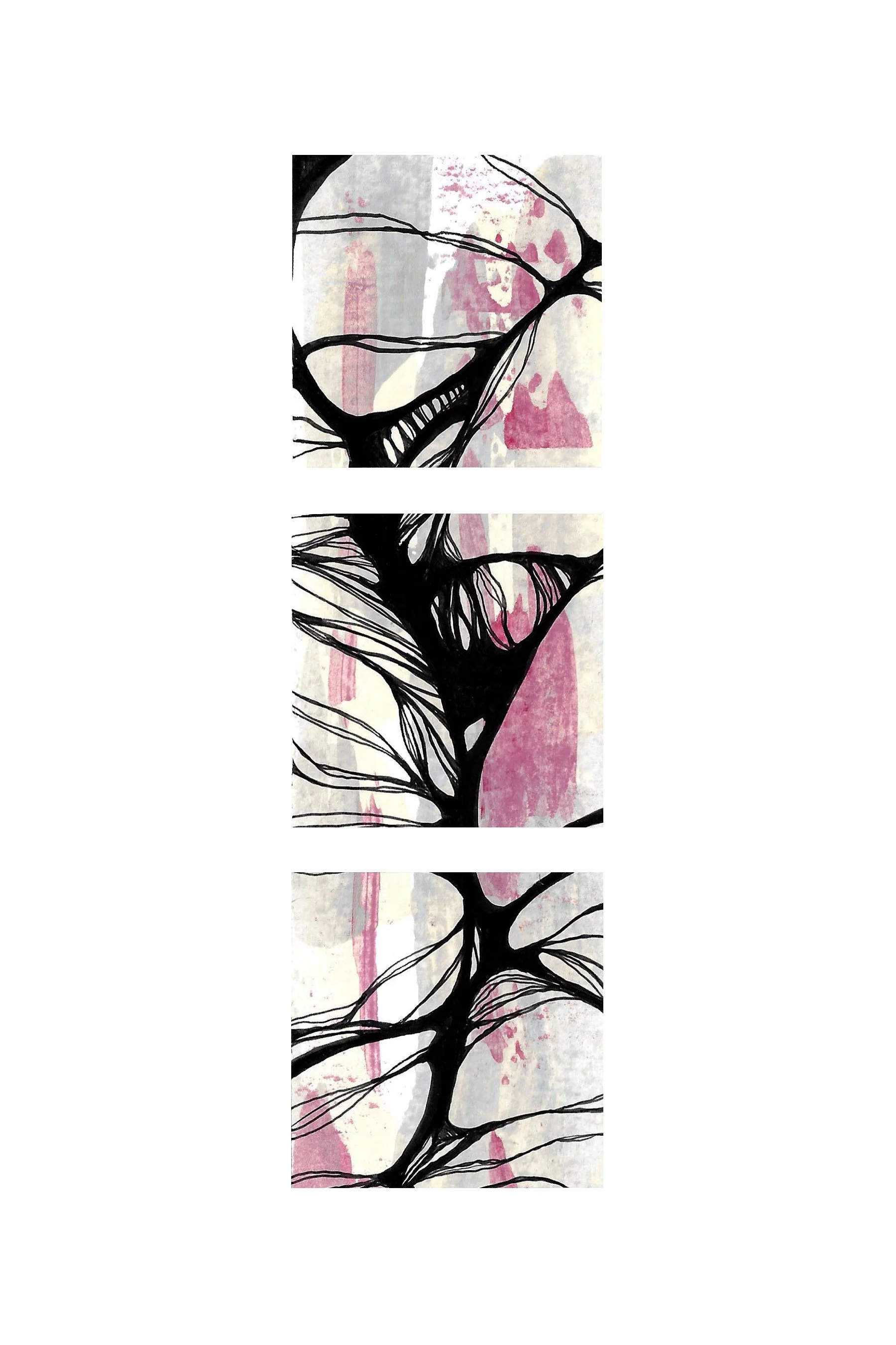 Close Up Triptych, 2020