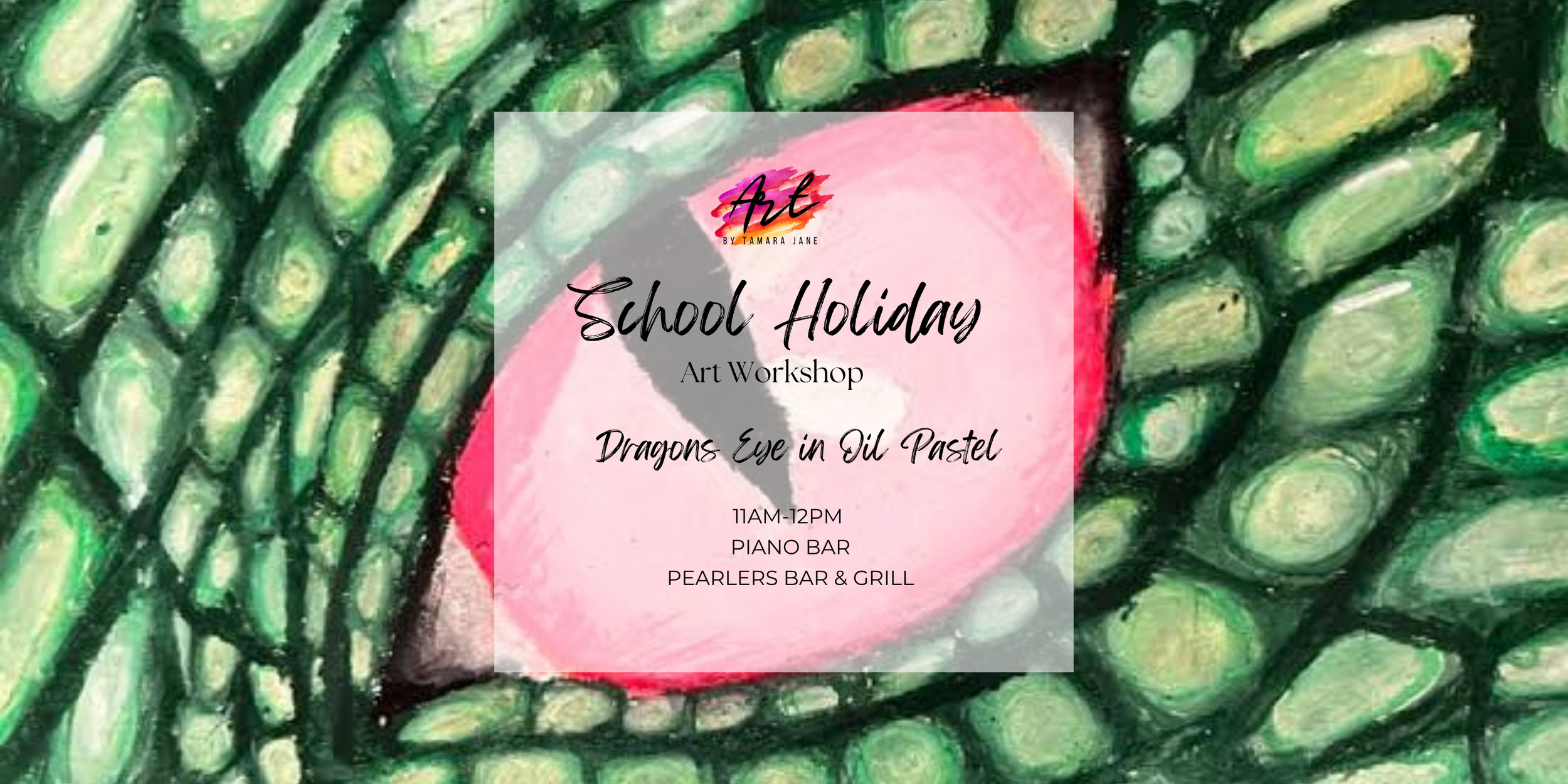 KIDS ART WORKSHOP: Dragons Eye In Oil pastels