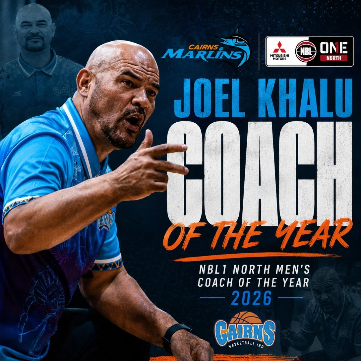 &bull; First 4-time Basketball Queensland QBL / NBL1 North Men&rsquo;s Coach of the Year.

Honored to be recognised by the Head Coaches &amp; Team Captains.

No coach earns an award like this alone. Grateful to everyone who&rsquo;s been part of the j