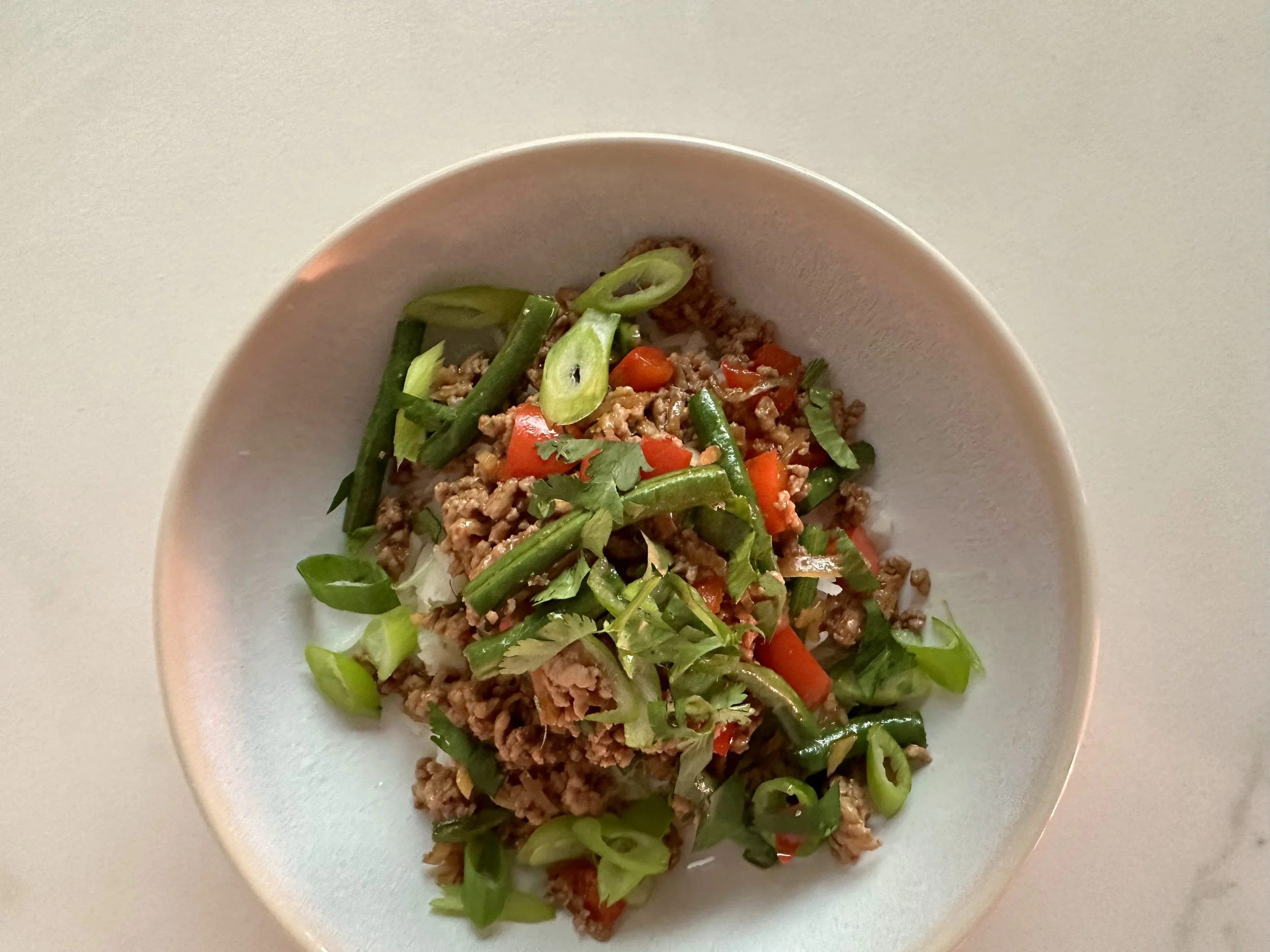 Mincy Rice QUICK & EASY STICKY ASIAN MINCE WITH RICE — Wholesome by Sarah