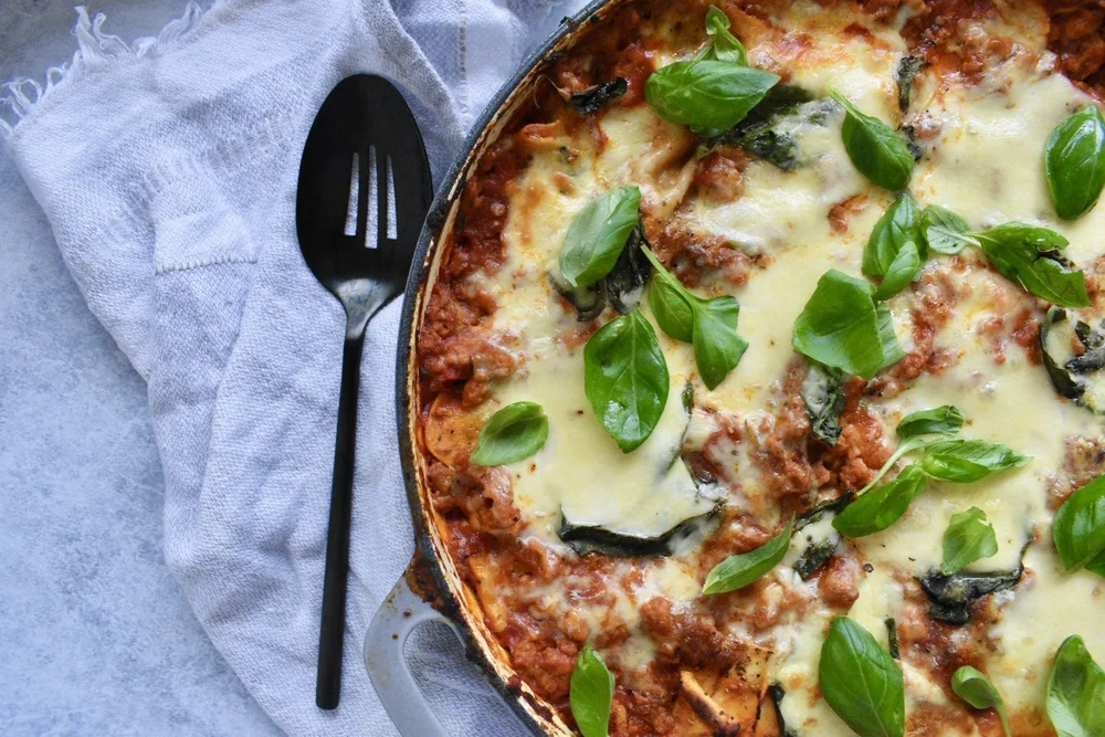 AMAZING PORK & FENNEL ONE POT LASAGNA — Wholesome by Sarah