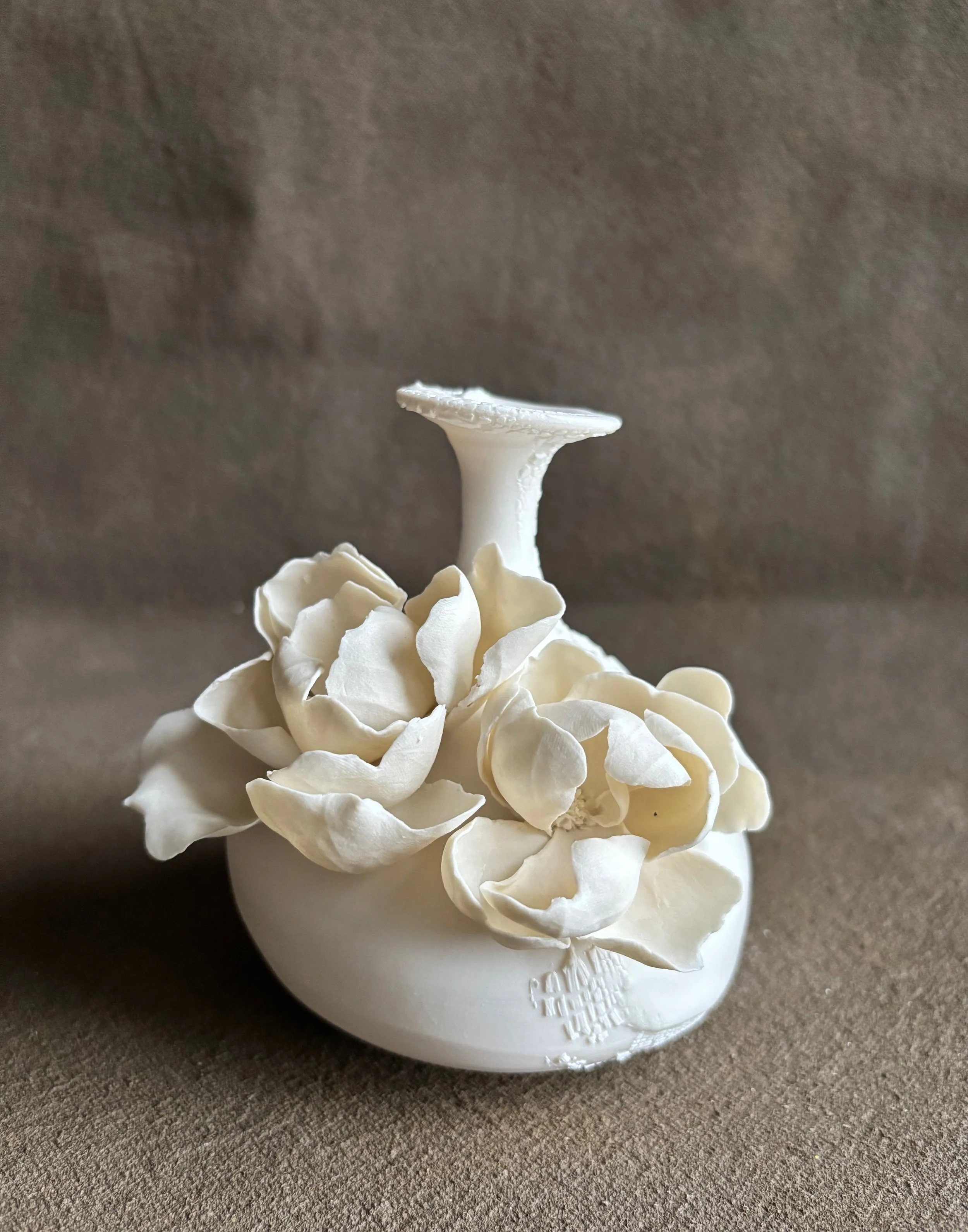Cluster of "Nitty Gritty" Rose Vase
