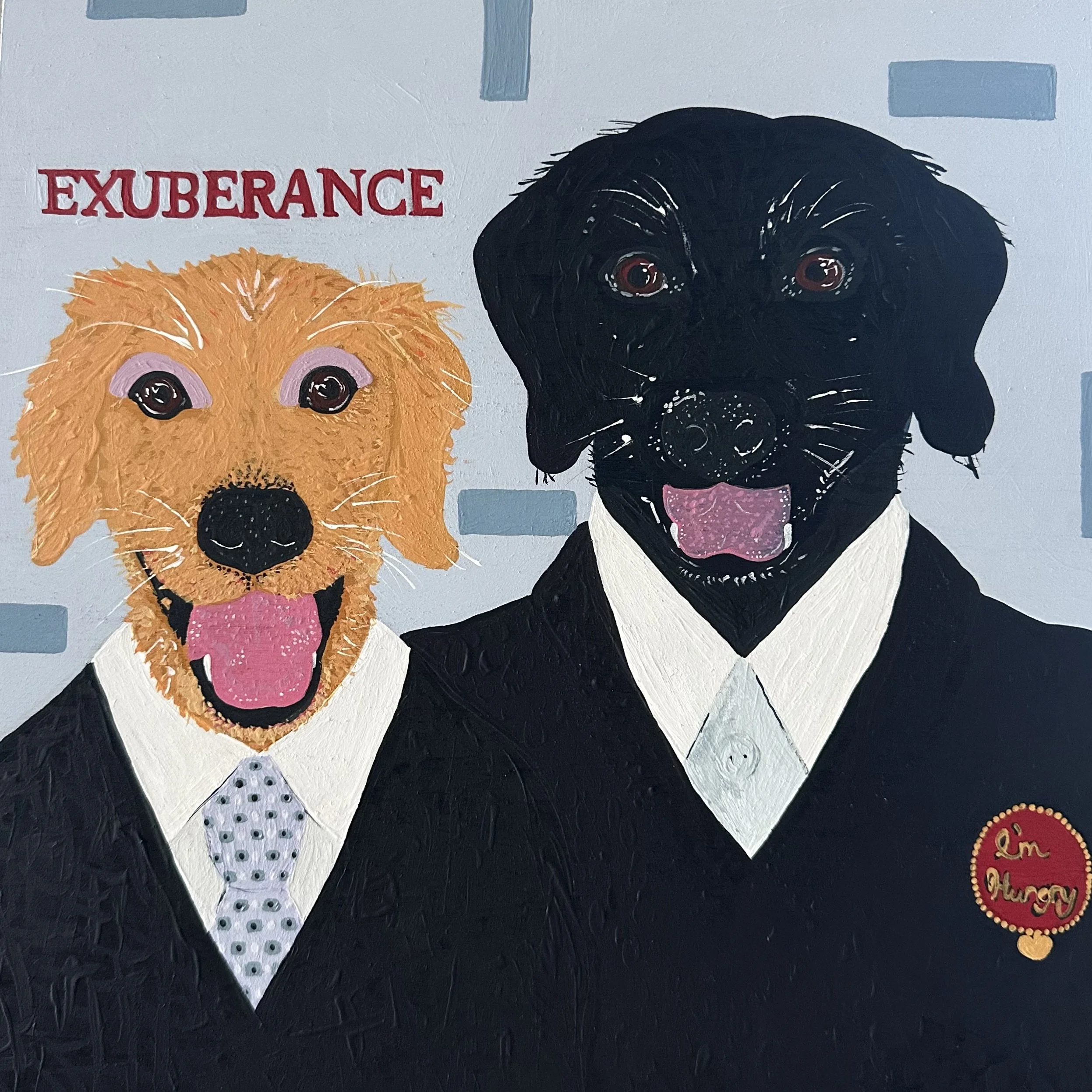 The duo we always wanted, 2025  I  acrylic on wood board  I  30 x 30cm