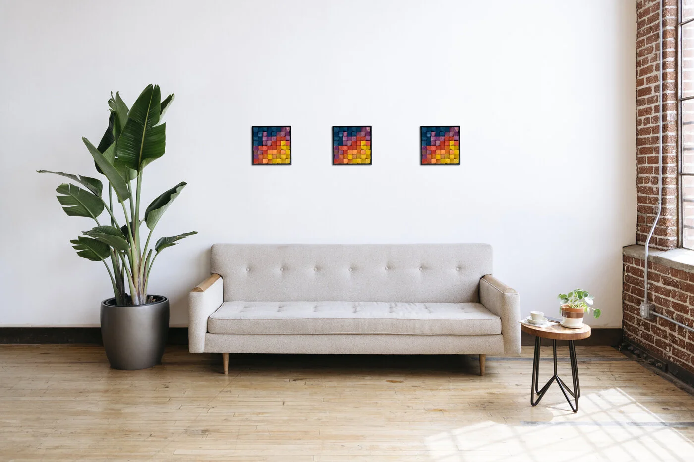 Wandbild Holz Altholz Wandkunst Altholzdesign Woodart Design Mosaik Recycling Wanddesign handmade austria