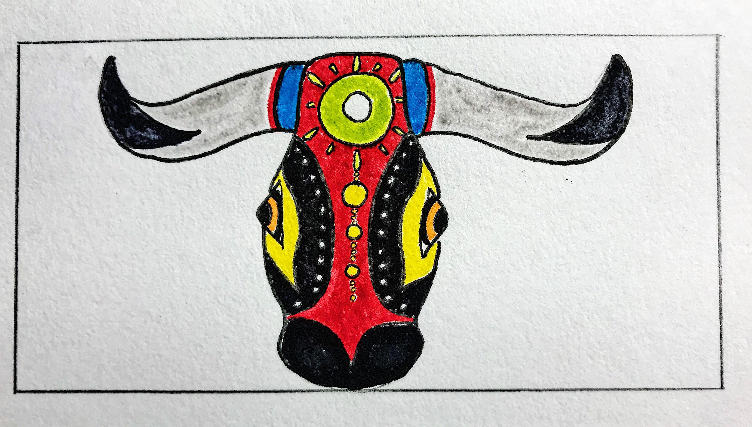 Carnival Mask - Sketch