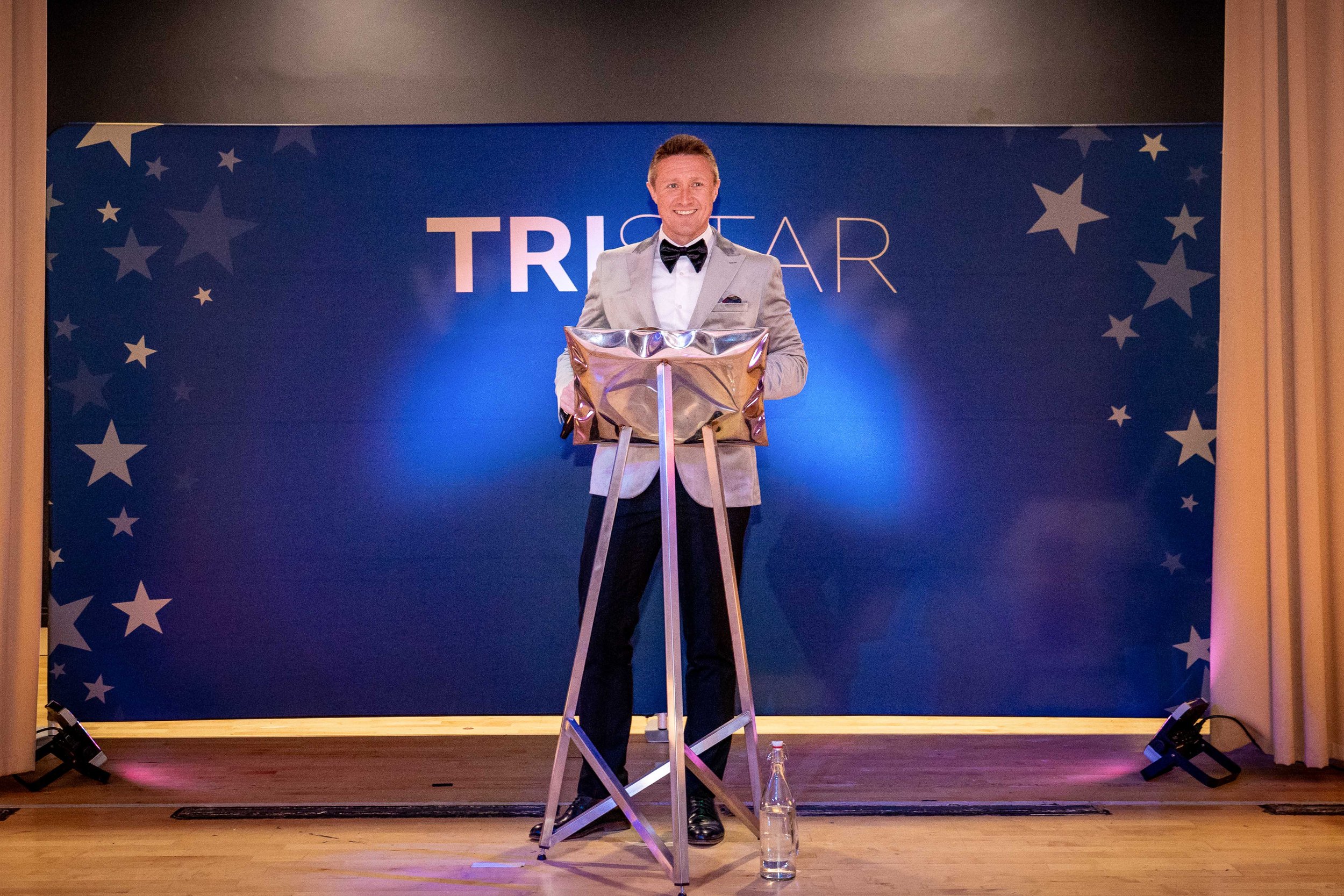 TV Presenter, Matthew Walker hosts the Tristar Awards at the Biscuit Factory, Newcastle 2.jpg