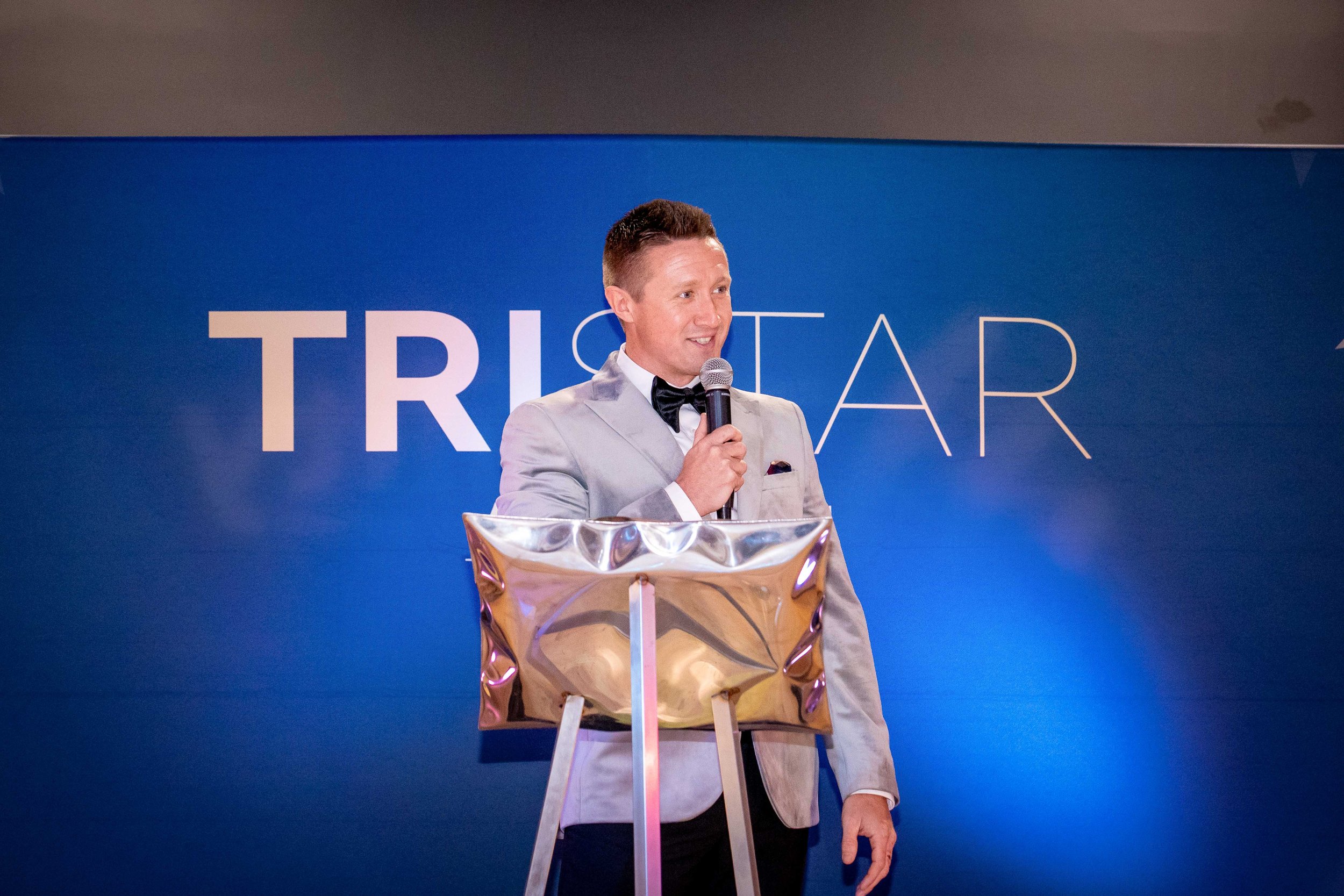 TV Presenter, Matthew Walker hosts the Tristar Awards at the Biscuit Factory, Newcastle 4.jpg