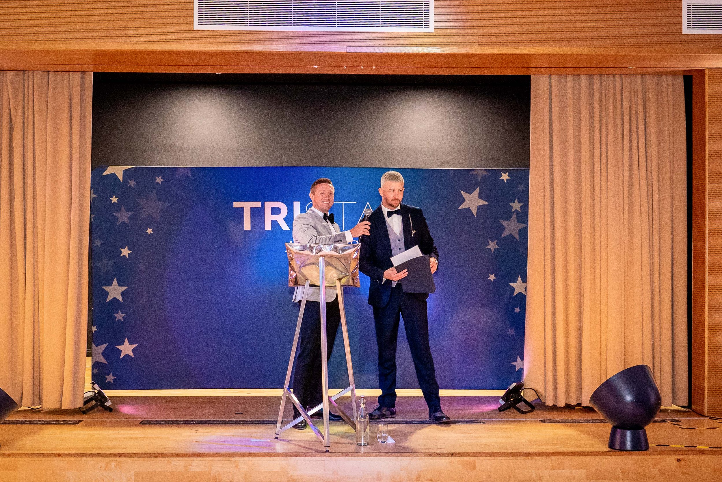 TV Presenter, Matthew Walker hosts the Tristar Awards at the Biscuit Factory, Newcastle 5.jpg