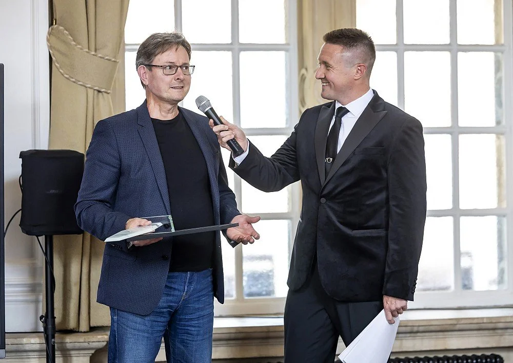Behind the Mic: Presenter Matthew Walker Hosts the Runnymede Business Awards 2026 at Royal Holloway University of London