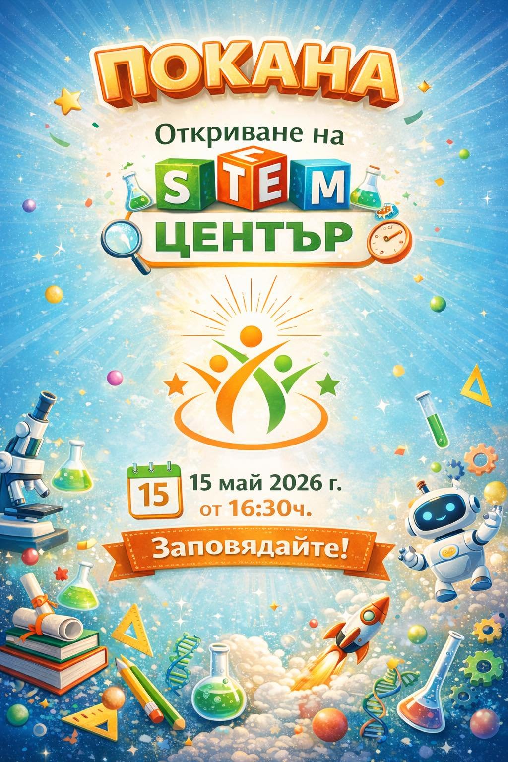 Откриване на STEM център