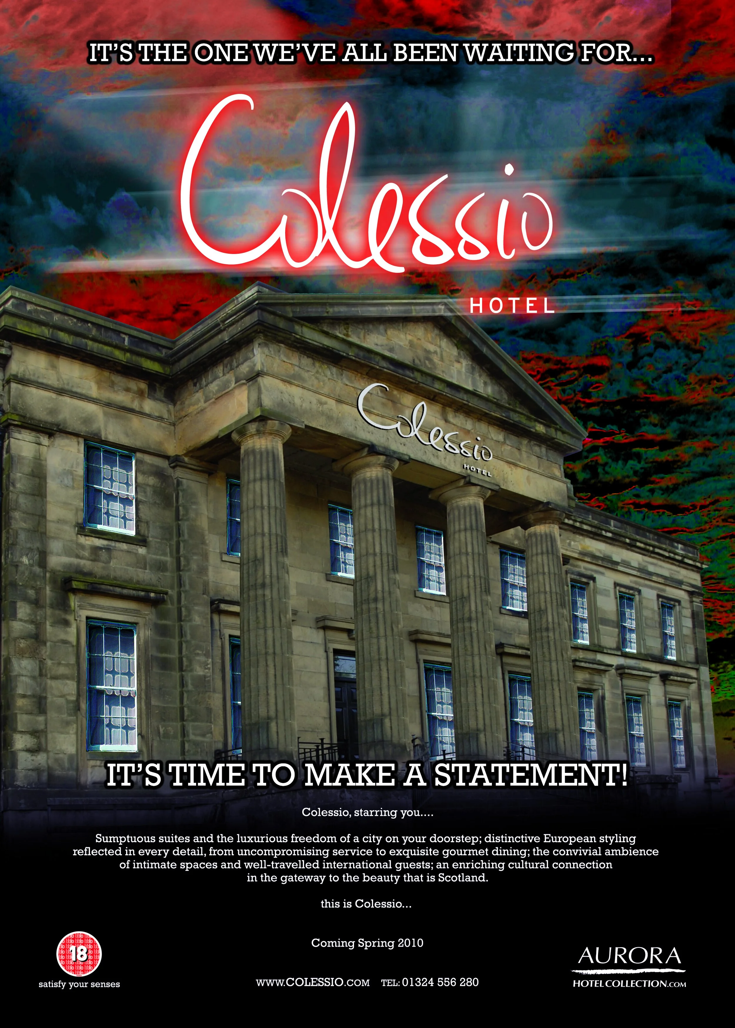 Hotel Colessio Newspaper Advert