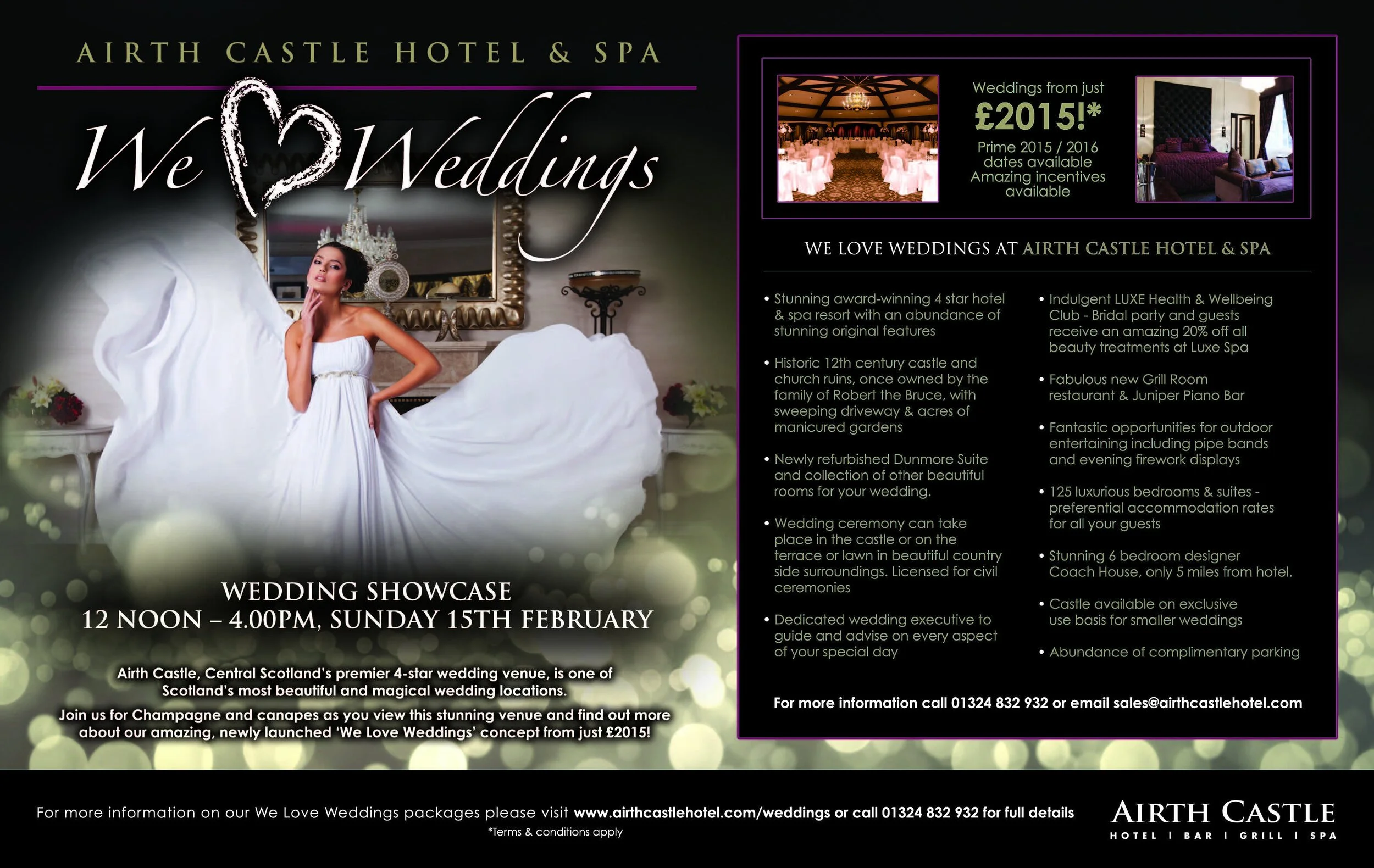Airth Castle Magazine Spread