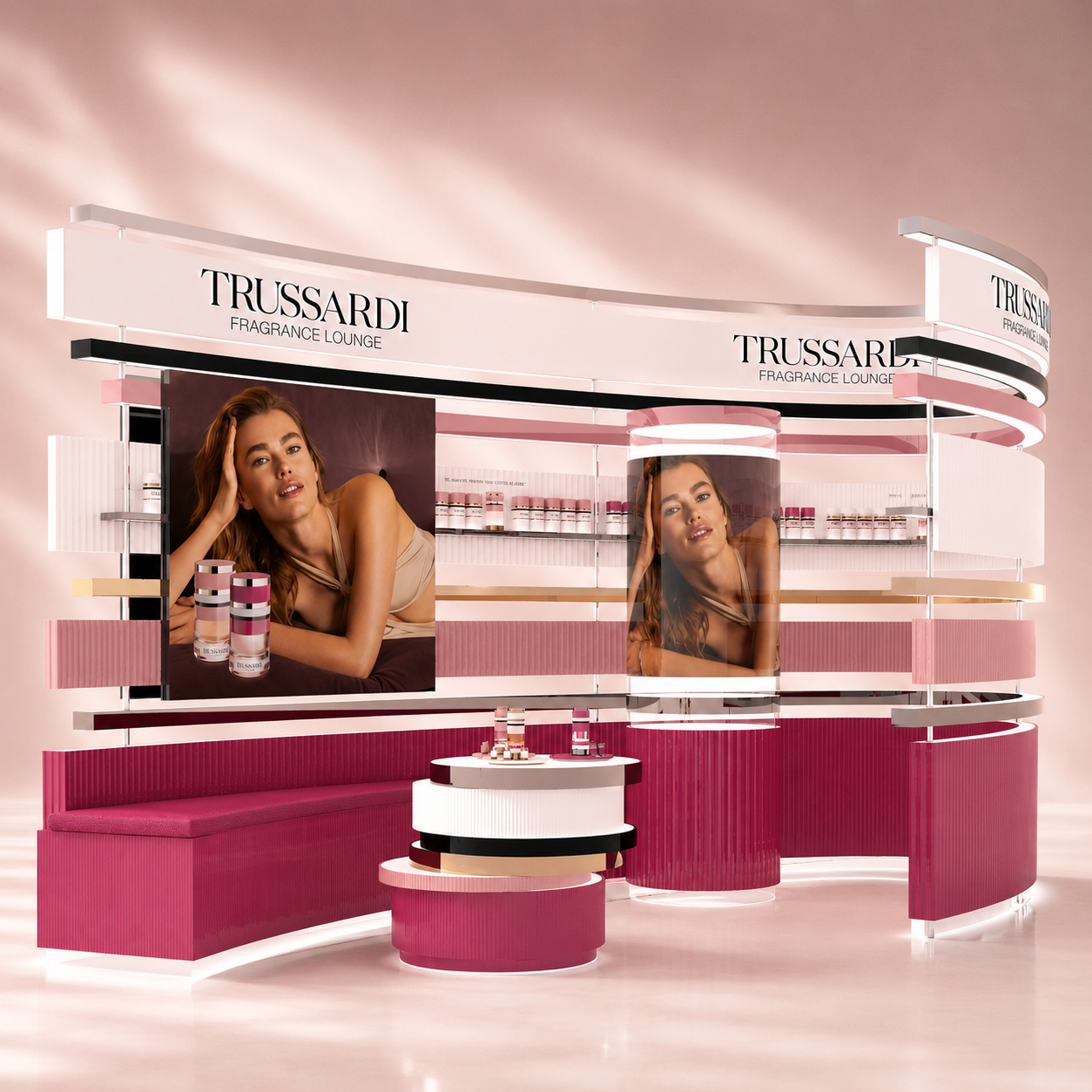 Trussardi Retail Activation Concept Merchandising parfum