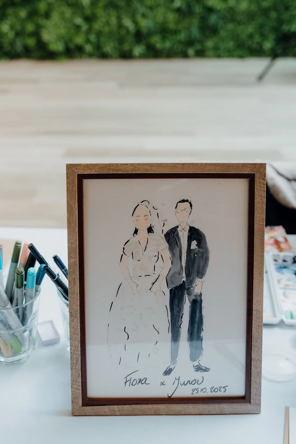 Live Wedding illustration picture by Andie Noon