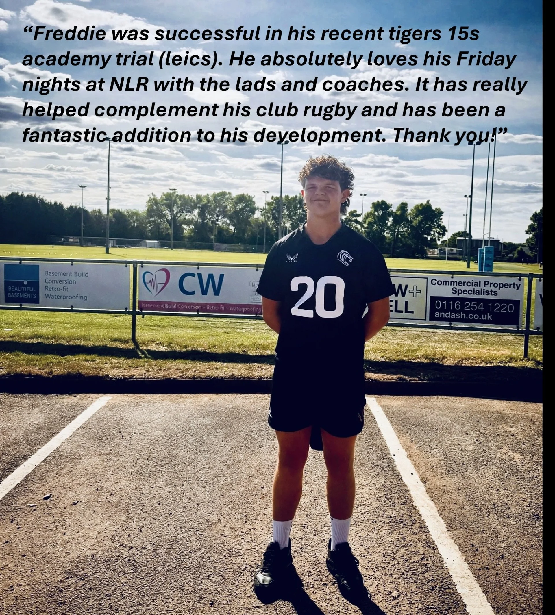 Congratulations to Freddie who has secured a place in Leicester Tigers U15s Junior Academy🔥

Whist NLR provide the coaching, guidance &amp; opportunity to develop, it&rsquo;s the individual effort, focus, and willingness to learn that are essential 