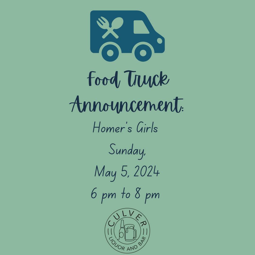 📅Mark your calendars!! 🚨

🚍We are so excited to have @homersgirls Homers Girls food truck here next Sunday from 6 to 8 pm!! Hope you can come out and taste their delicious food! 😋

⏰Business hours:
Sunday to Wednesday 9 am to 8 pm
Thursday to Sat