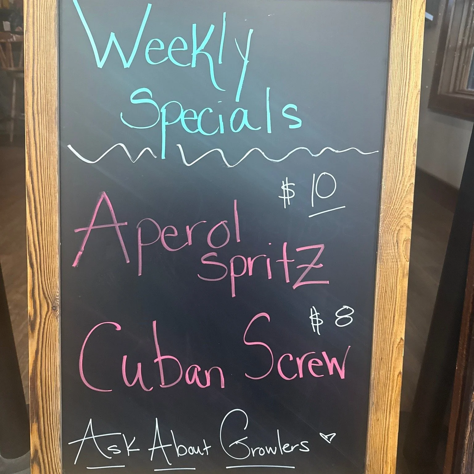 ✨Happy Weekend✨

🍸Culver Bar specials🤩

⏰Business Hours: 
Sunday 9 am to 5 pm
Monday to Wednesday 9 am to 8 pm
Thursday to Saturday 9 am to 10 pm 

🍺Culver Bar opens when a bartender arrives: 
12 pm Monday to Thursday
9 am Friday to Sunday