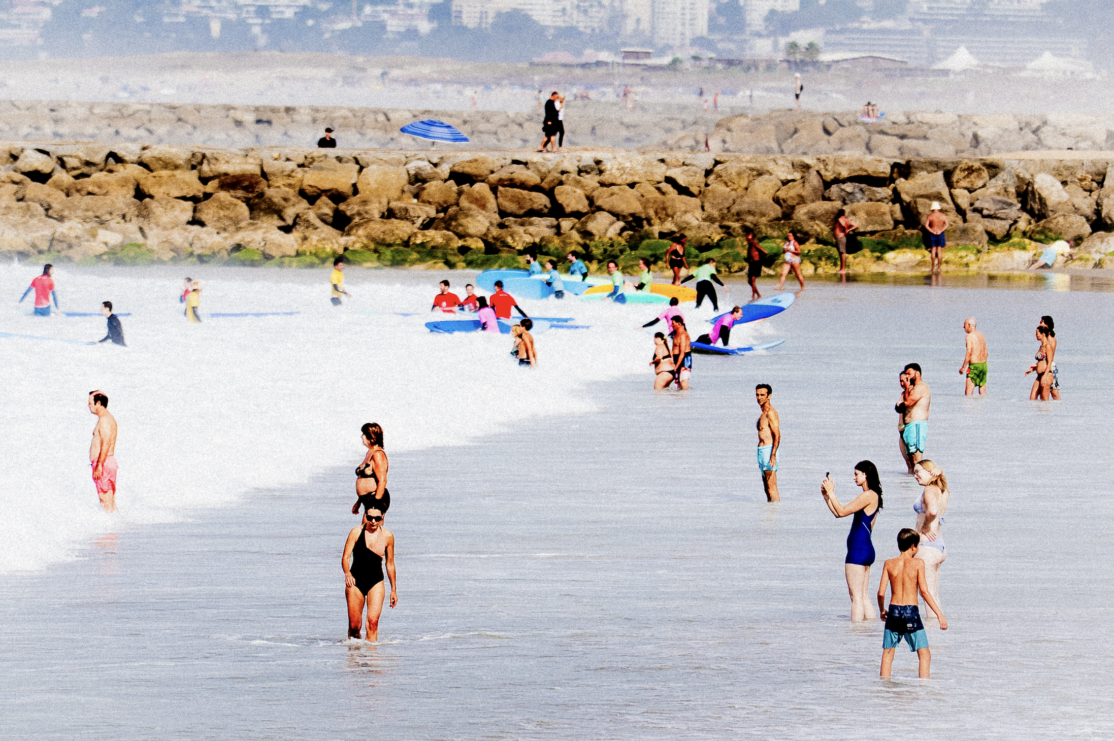 Summer by the beach