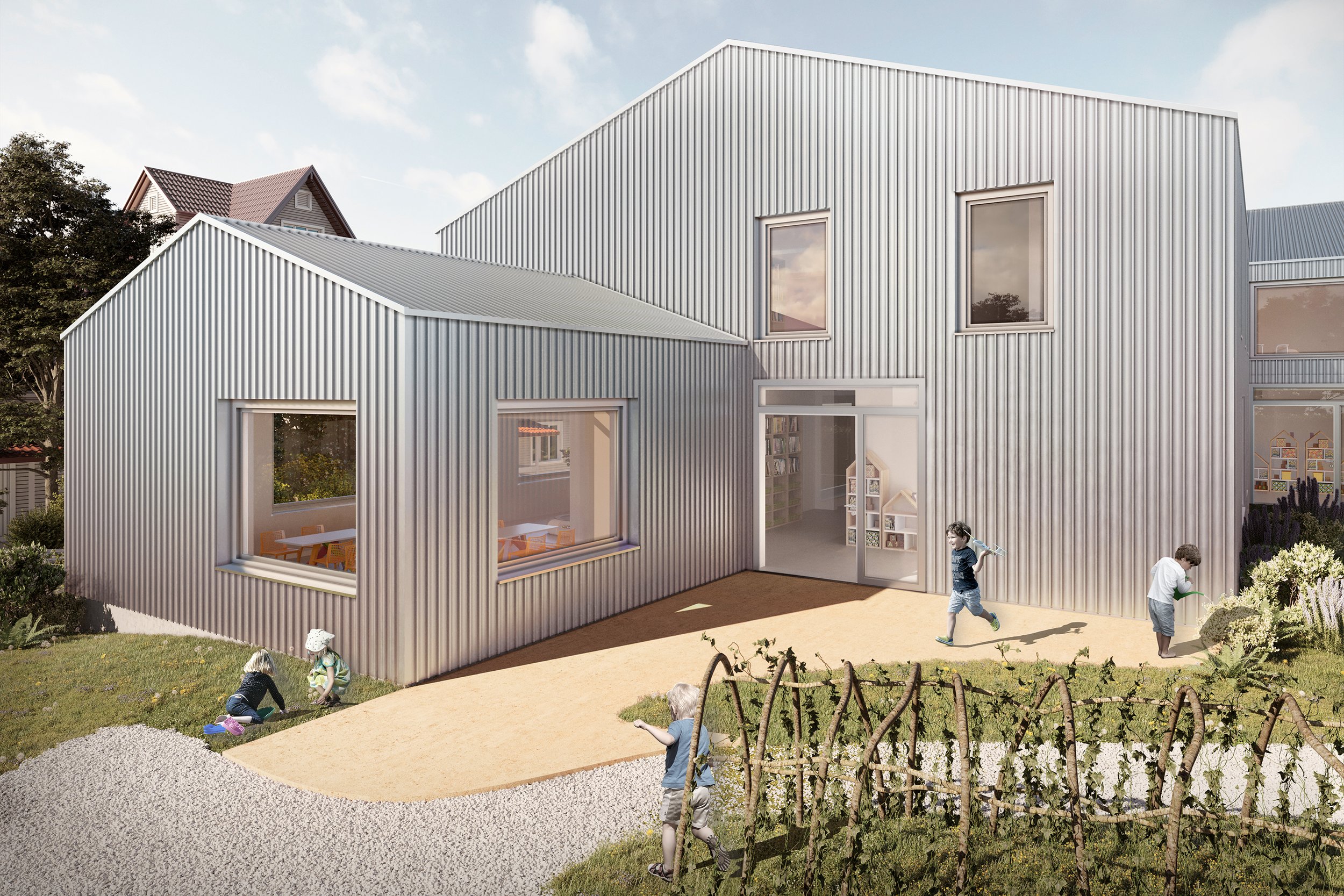 JOP ARCHITECTS - DAY CARE SG HEBEL SWITZERLAND COMPETITION