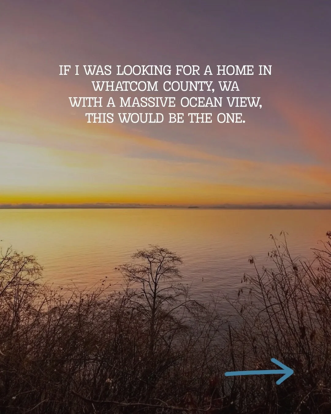This west facing oceanfront home in Blaine, WA has sweeping water views over Semiahmoo Bay with the San Juan Islands in the distance. The sunsets here are the real deal, and the natural light changes all day long.

Inside, you get comfortable single 