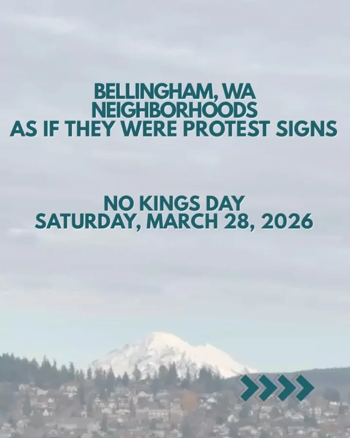 Bellingham and Whatcom County have been showing up in force, week after week, and I have been genuinely moved by it. 🤍

Today I am letting this post be my online sign. A little love letter to civic responsibility and a very clear reminder that we do