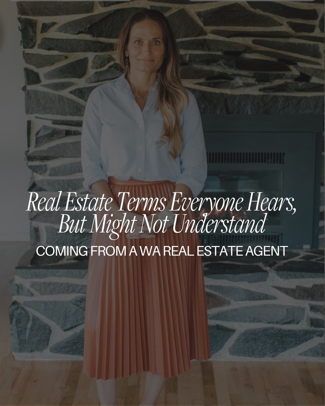 Real estate has its own language and I want you to feel confident every step of the way. This is part one of your three-part glossary. If any of these terms bring up questions, I would love to talk it through. Fill out my intake form in the bio and l