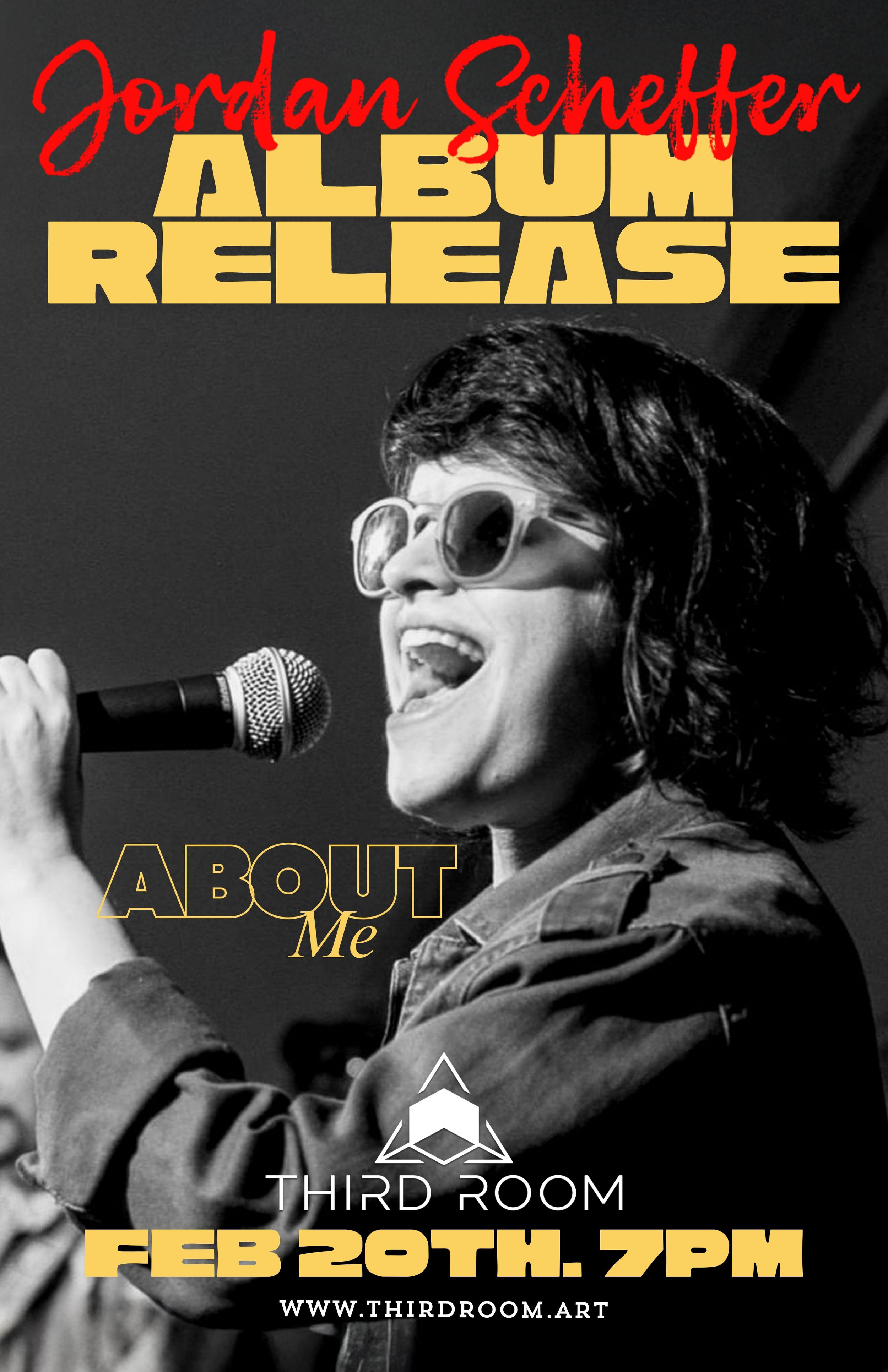 Jordan Scheffer Event Poster